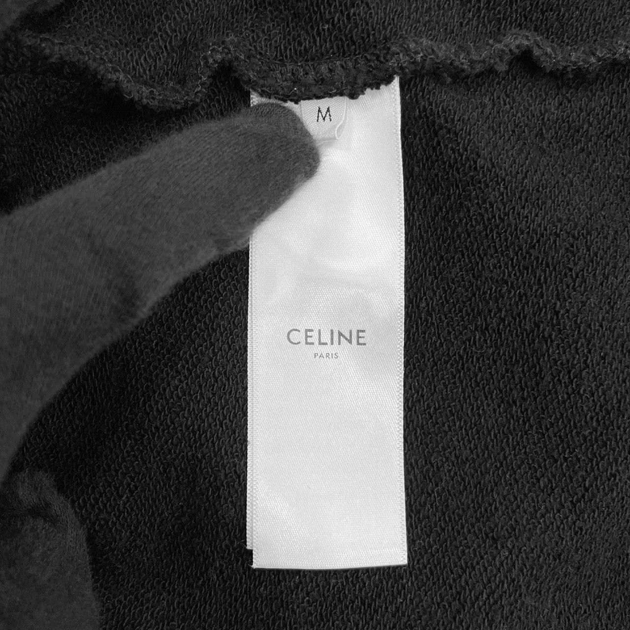 Celine Celine Logo Printed Hoodie Size US M / EU 48-50 / 2 - 10 Thumbnail