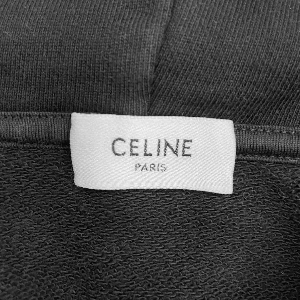 Celine Celine Logo Printed Hoodie Size US M / EU 48-50 / 2 - 7 Thumbnail