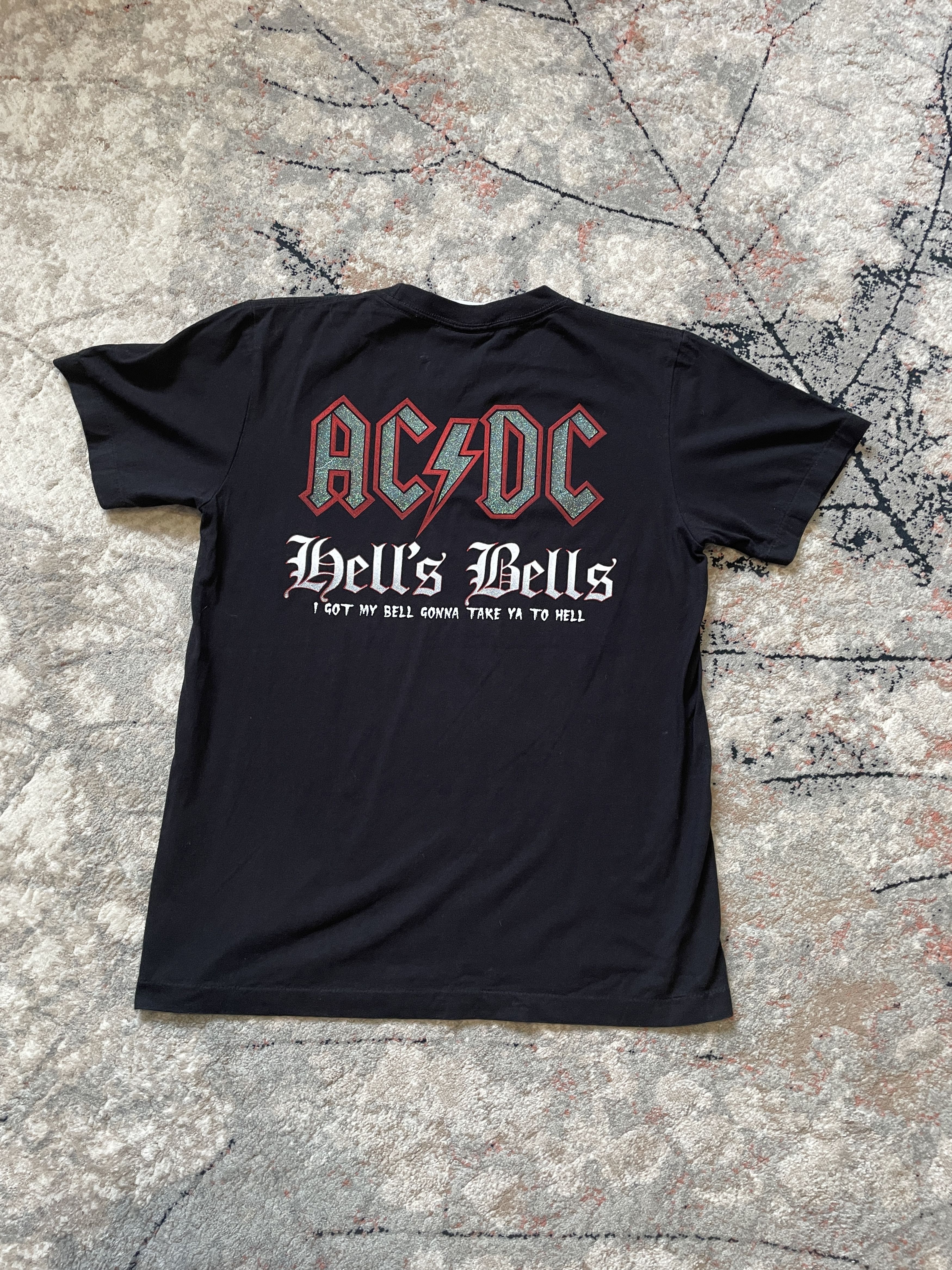 AC/DC × Band Tees AC/DC Hell's Bells Vintage T-Shirts Size US M / EU 48-50 / 2 - 6 Thumbnail