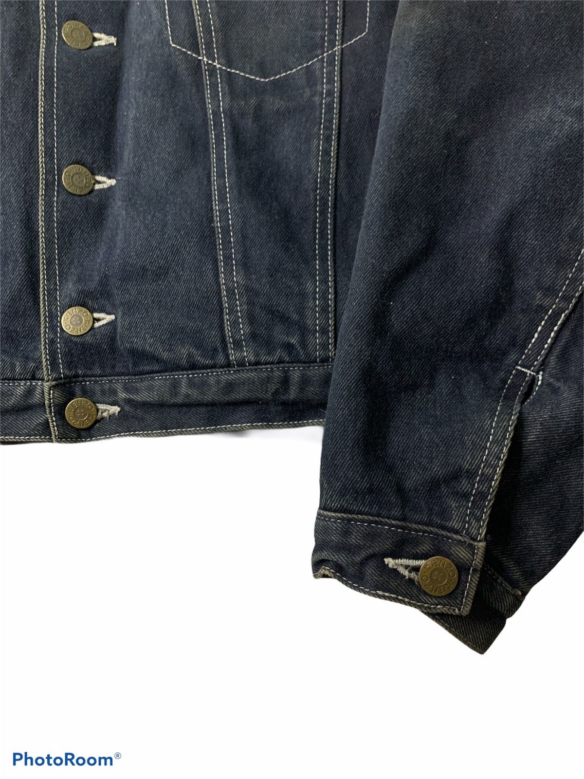 Kenzo Rare!!! kenzo Jeans Denim Jacket Embroidered Flower 🌹 Size US S / EU 44-46 / 1 - 2 Thumbnail