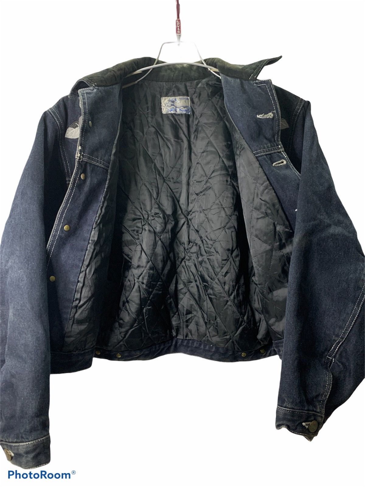 Kenzo Rare!!! kenzo Jeans Denim Jacket Embroidered Flower 🌹 Size US S / EU 44-46 / 1 - 9 Thumbnail