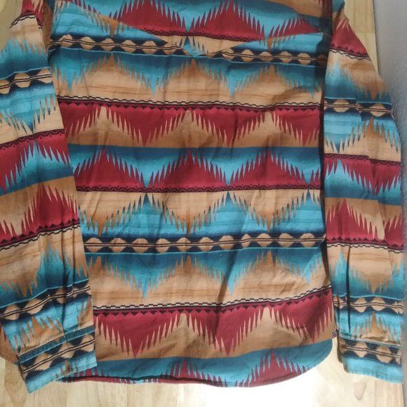 Vintage Vintage Roper Southwest Aztec Pattern Button Down Shirt | Grailed