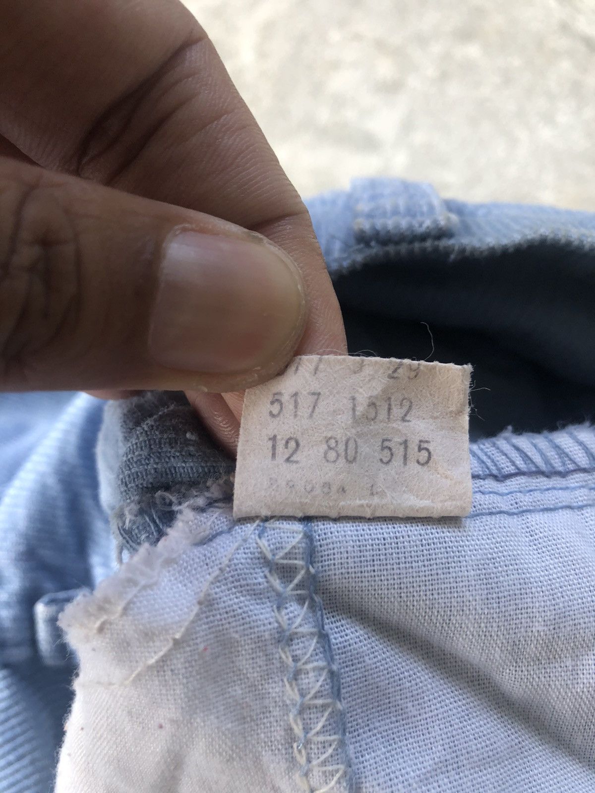 Levi's Vintage 80’s Levi’s Flared Jeans Corduroy 517 Size US 35 - 16 Thumbnail
