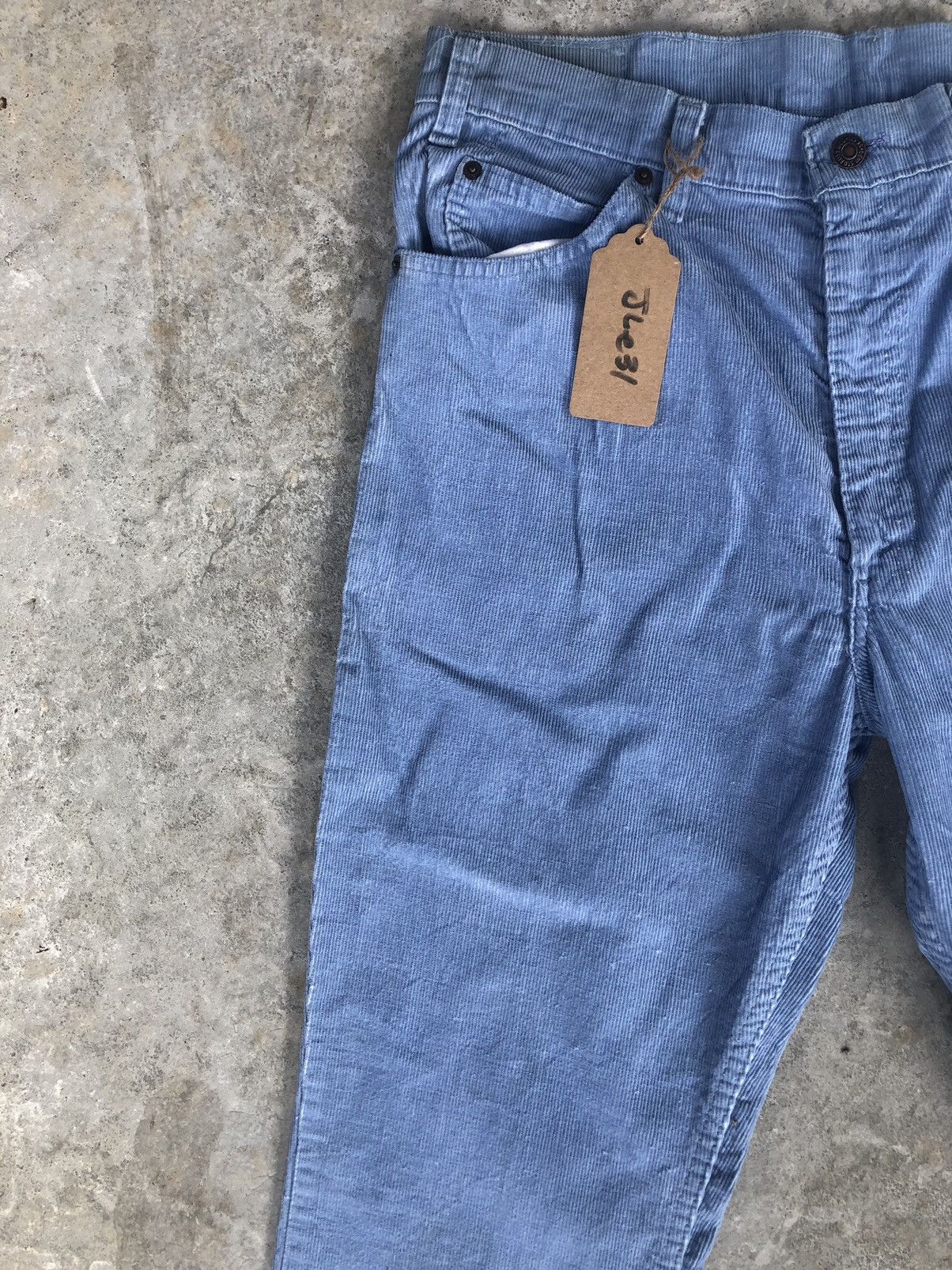 Levi's Vintage 80’s Levi’s Flared Jeans Corduroy 517 Size US 35 - 4 Thumbnail