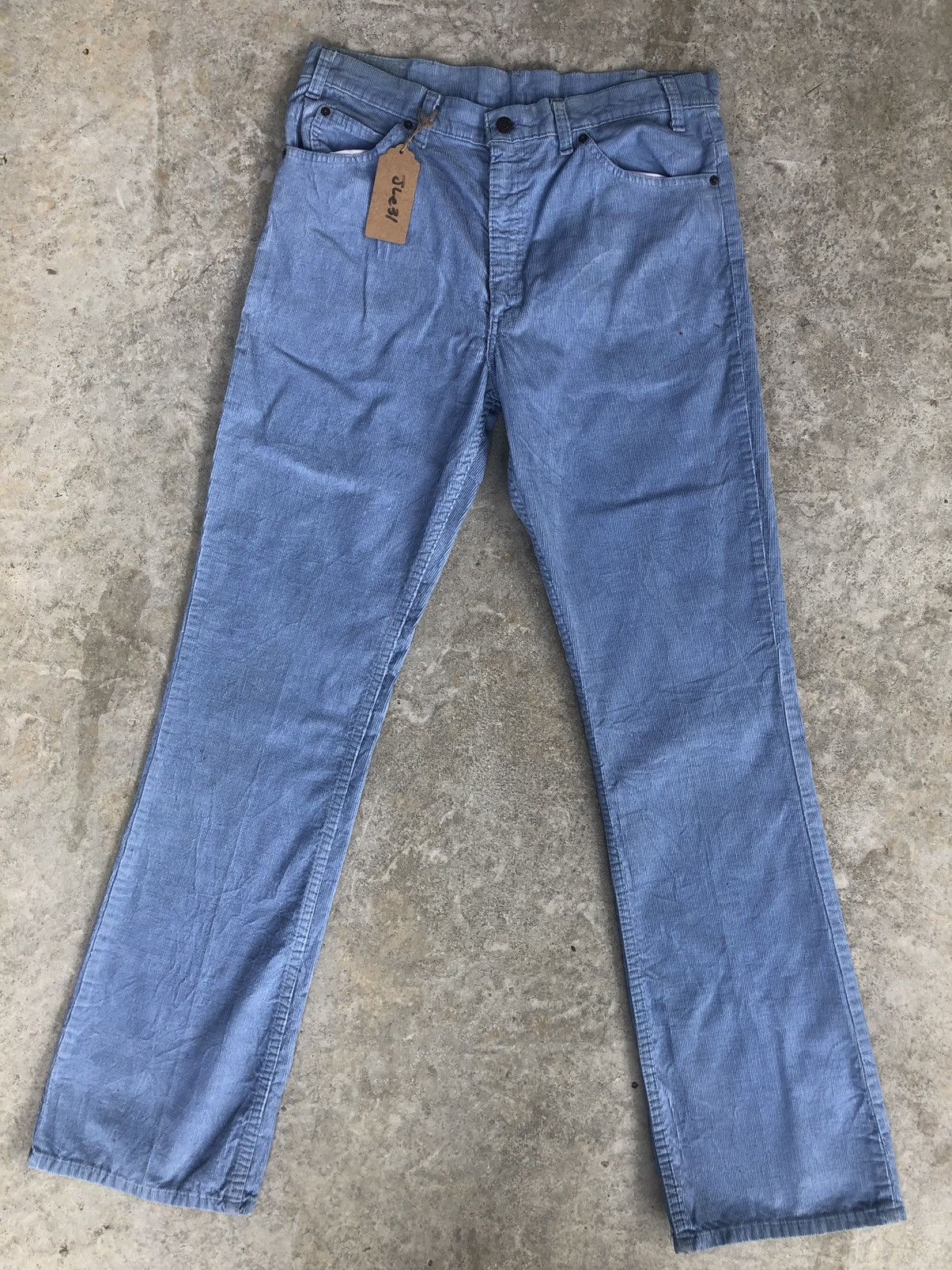 image of If Six Was Nine x Levis Vintage 80’S Levi’S Flared Jeans Corduroy 517 in Blue, Men's (Size 35)