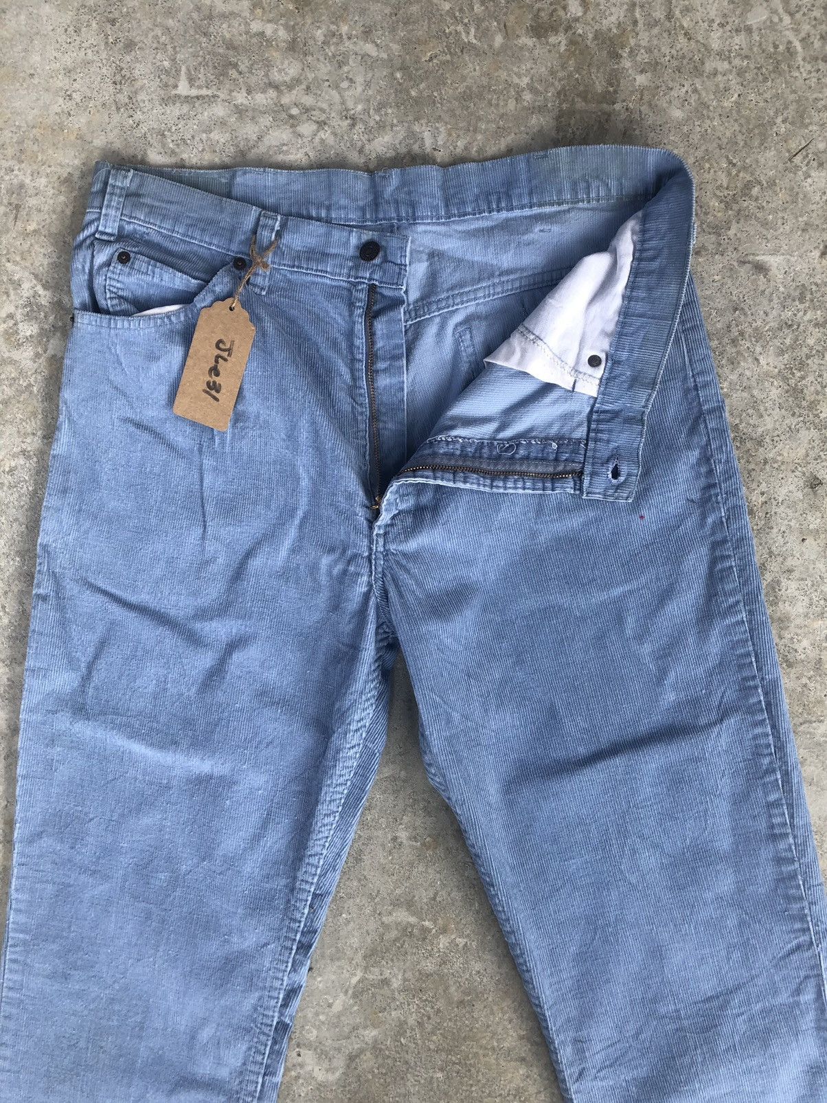 Levi's Vintage 80’s Levi’s Flared Jeans Corduroy 517 Size US 35 - 3 Thumbnail