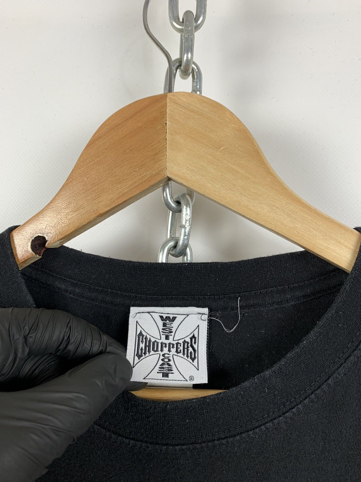 Vintage Vintage West Coast Choppers Double Sided Black T-Shirt Size US M / EU 48-50 / 2 - 16 Thumbnail