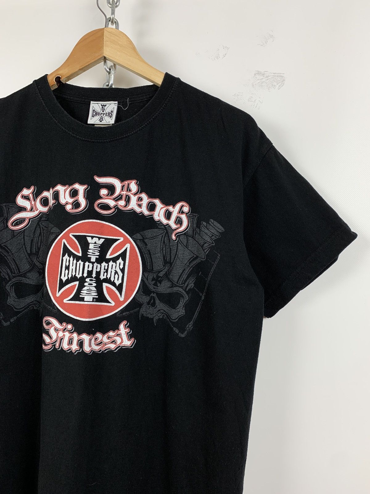 Vintage Vintage West Coast Choppers Double Sided Black T-Shirt Size US M / EU 48-50 / 2 - 5 Thumbnail