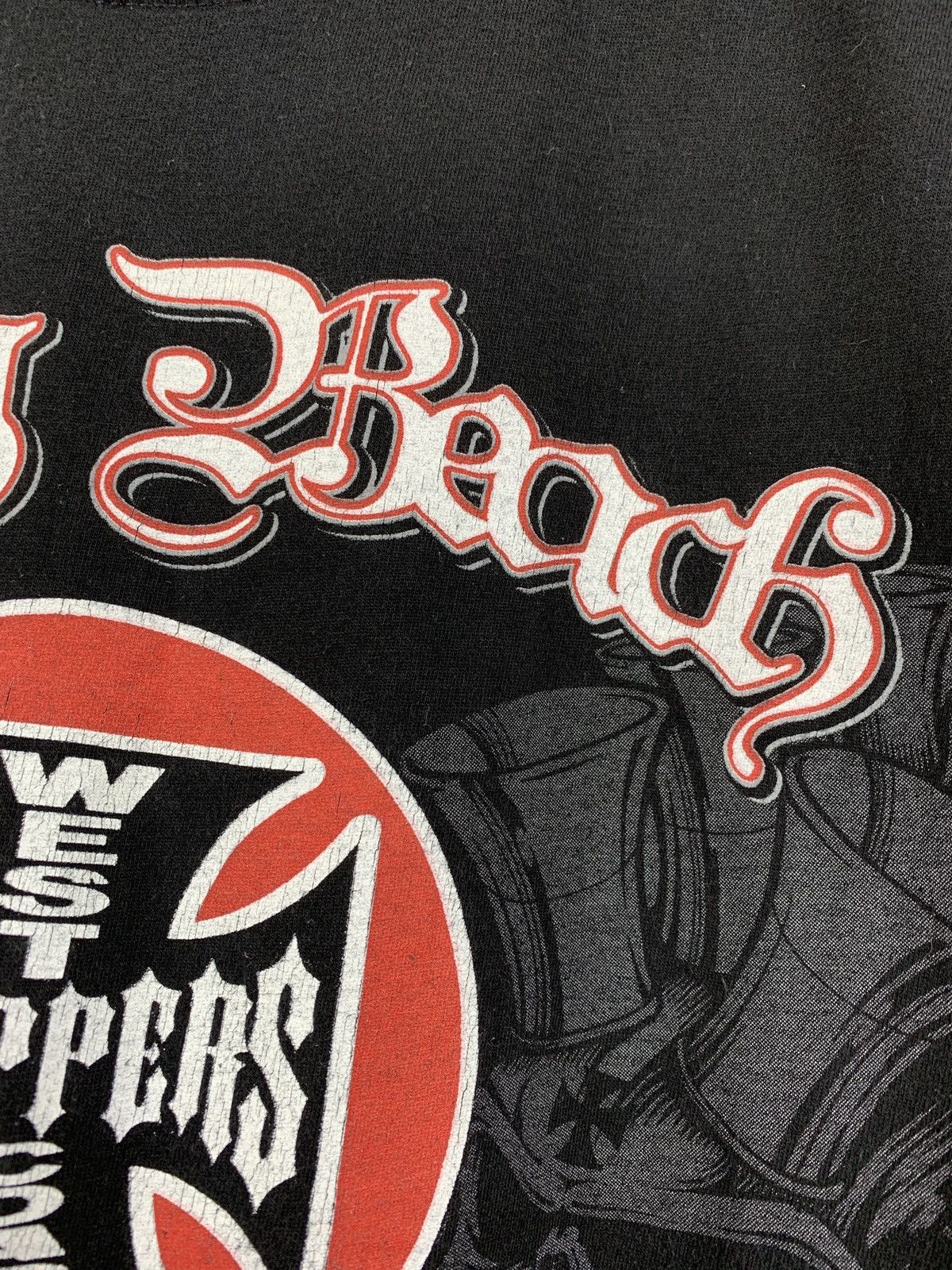 Vintage Vintage West Coast Choppers Double Sided Black T-Shirt Size US M / EU 48-50 / 2 - 8 Thumbnail