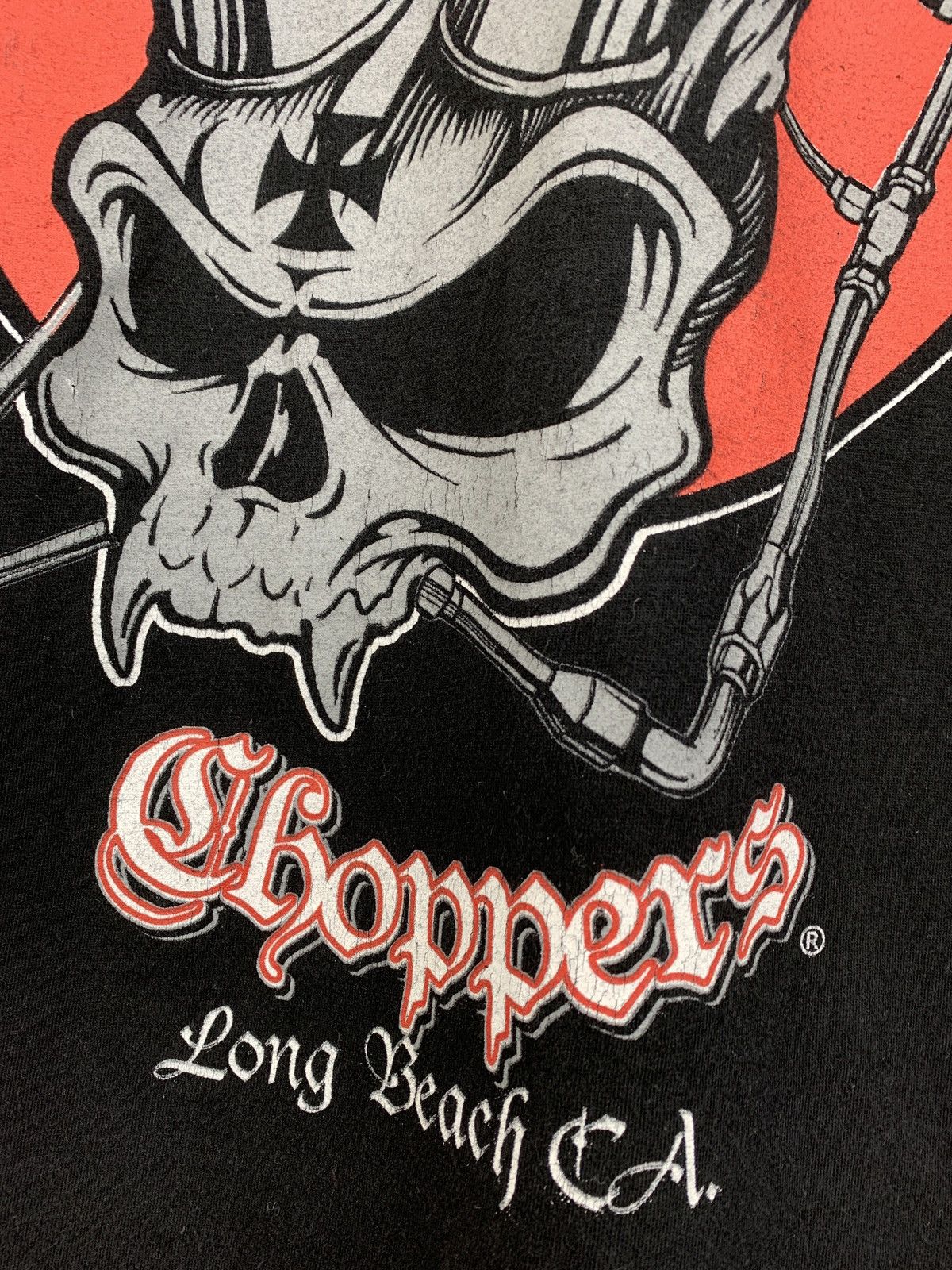 Vintage Vintage West Coast Choppers Double Sided Black T-Shirt Size US M / EU 48-50 / 2 - 12 Thumbnail