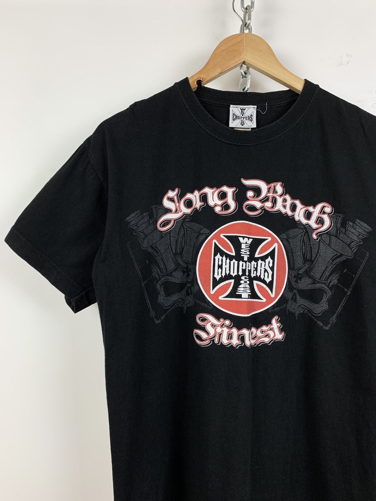 Vintage Vintage West Coast Choppers Double Sided Black T-Shirt Size US M / EU 48-50 / 2 - 4 Thumbnail