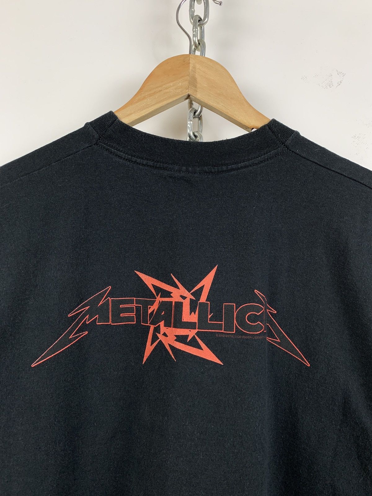 Band Tees Vintage 2002 Metallica Ninja Star Moshing T-Shirt Travis Size US M / EU 48-50 / 2 - 8 Thumbnail
