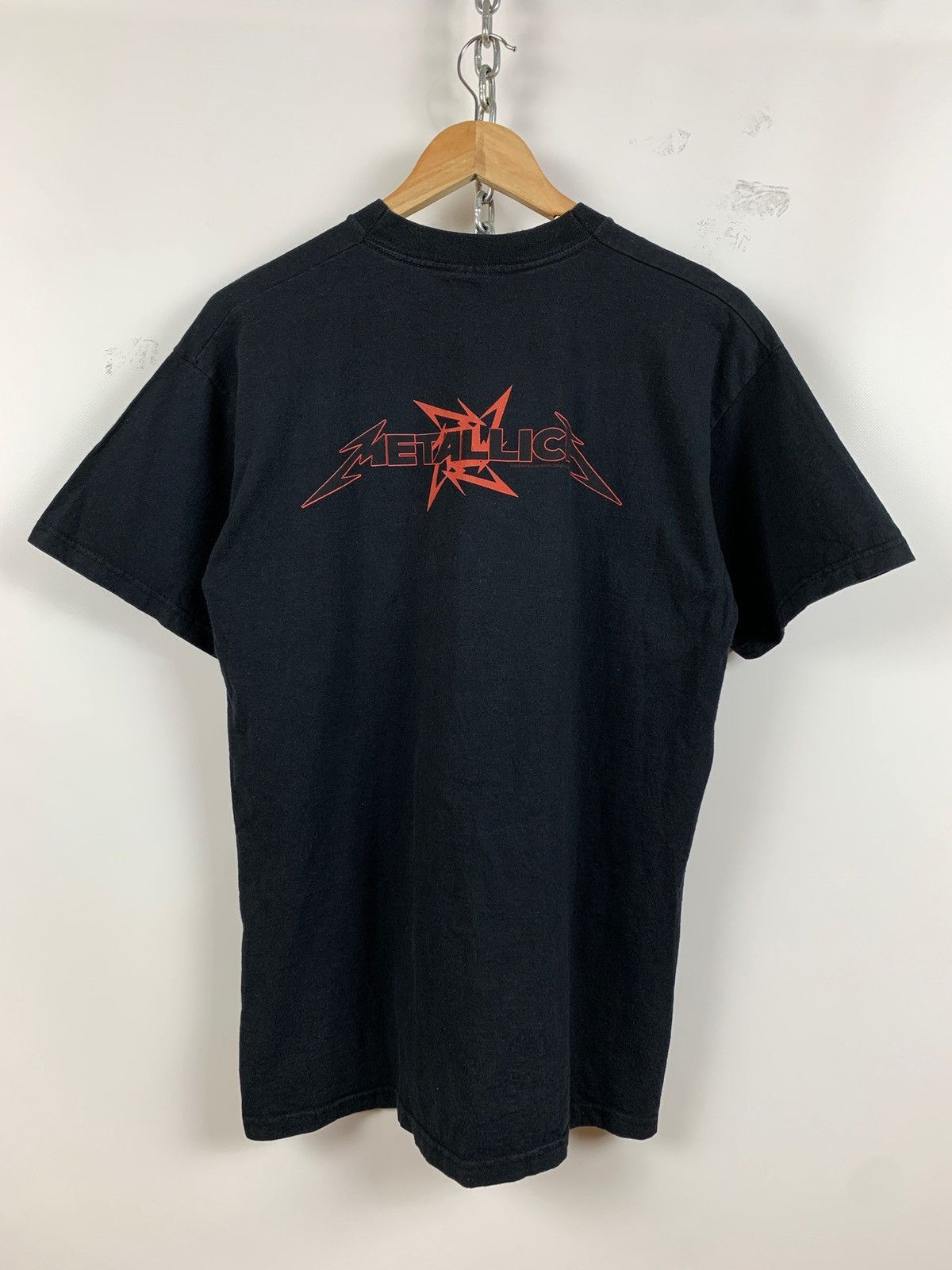 Band Tees Vintage 2002 Metallica Ninja Star Moshing T-Shirt Travis Size US M / EU 48-50 / 2 - 3 Thumbnail