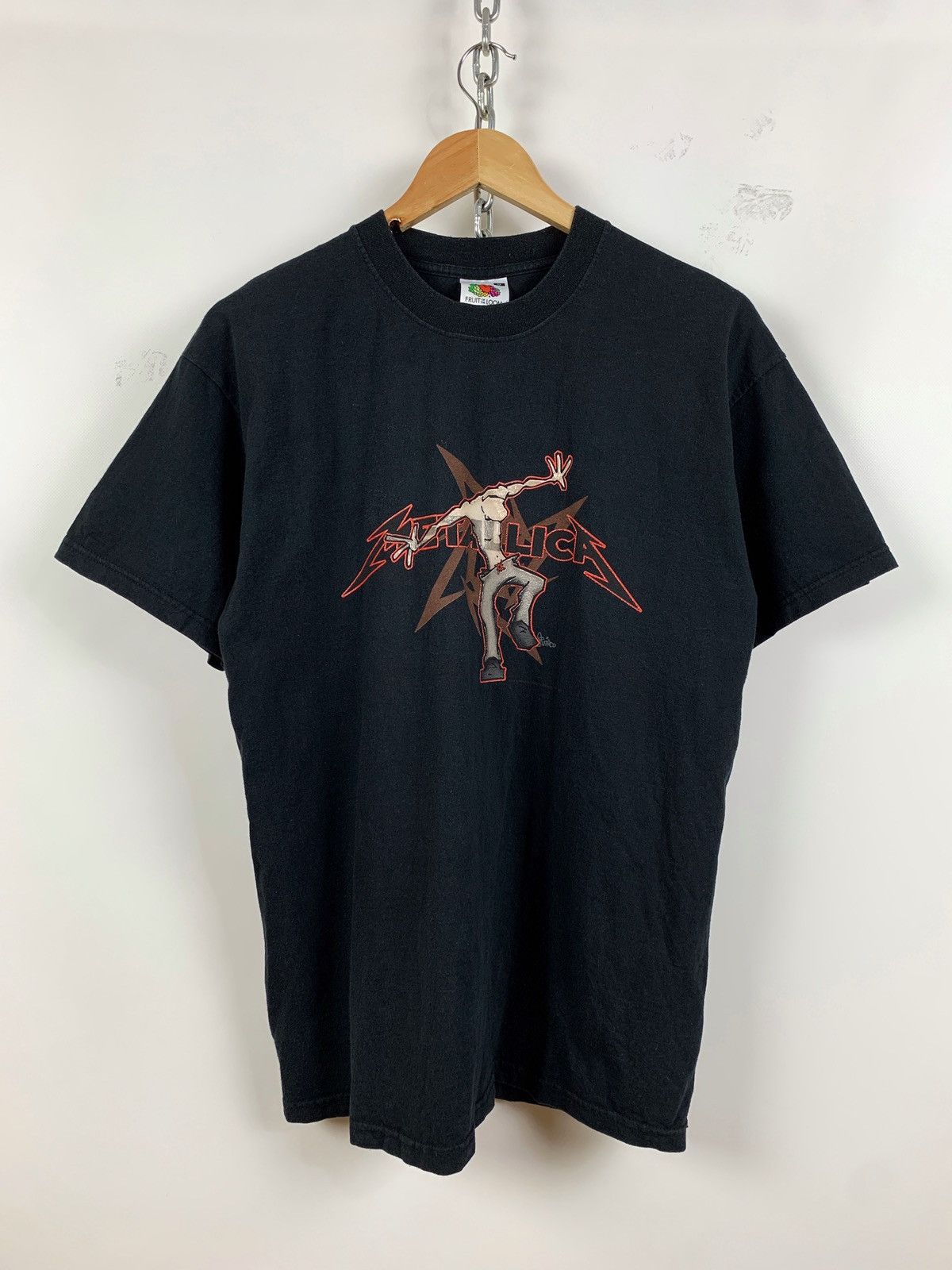 Band Tees Vintage 2002 Metallica Ninja Star Moshing T-Shirt Travis Size US M / EU 48-50 / 2 - 2 Thumbnail