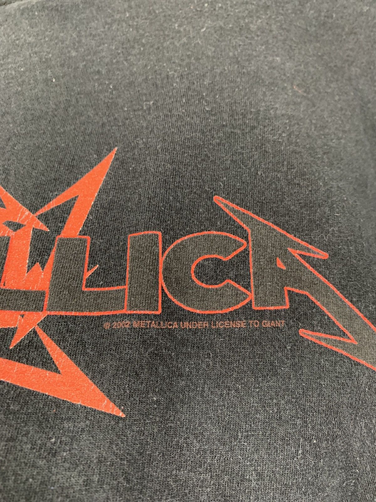 Band Tees Vintage 2002 Metallica Ninja Star Moshing T-Shirt Travis Size US M / EU 48-50 / 2 - 11 Thumbnail