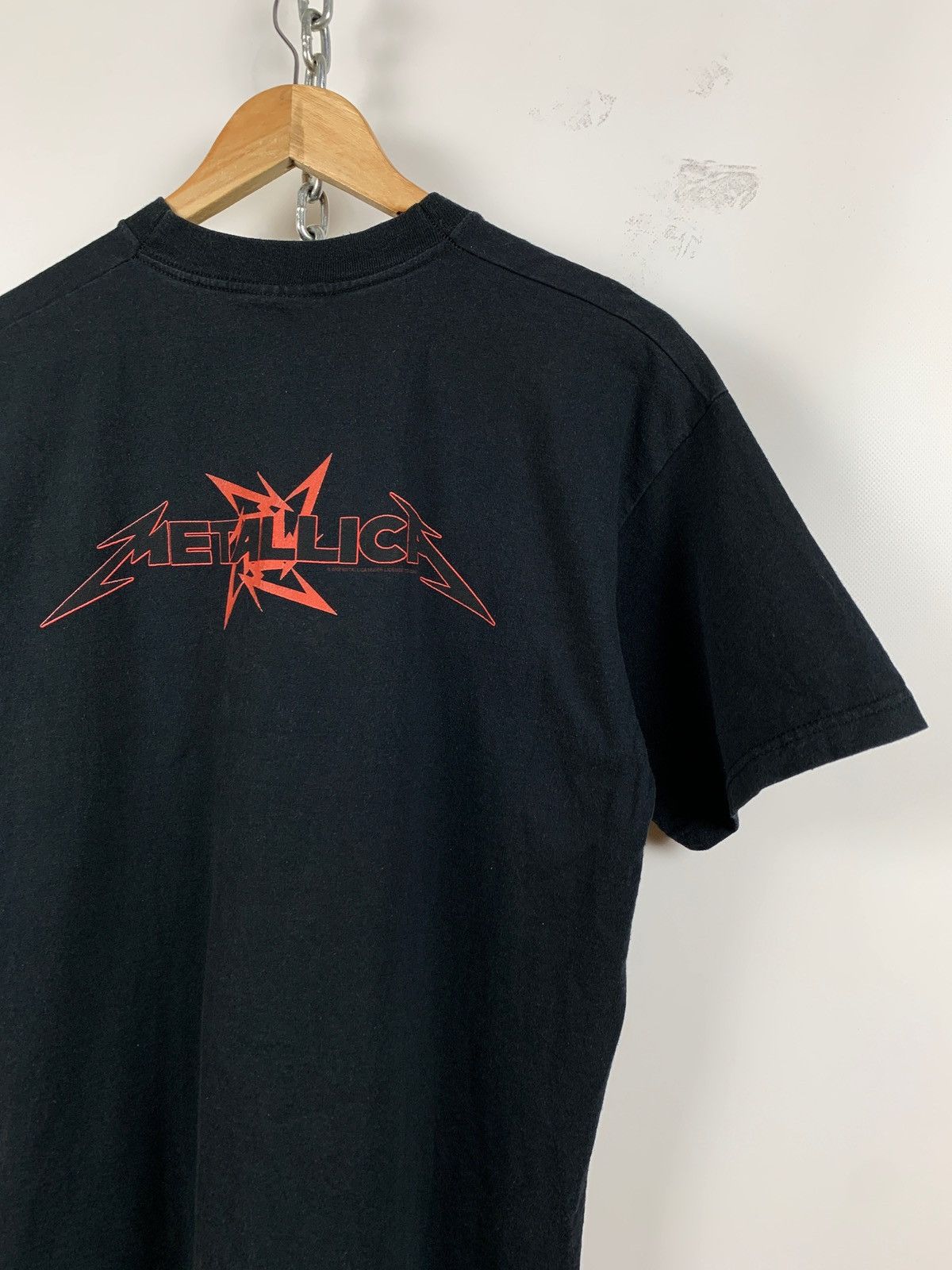 Band Tees Vintage 2002 Metallica Ninja Star Moshing T-Shirt Travis Size US M / EU 48-50 / 2 - 7 Thumbnail