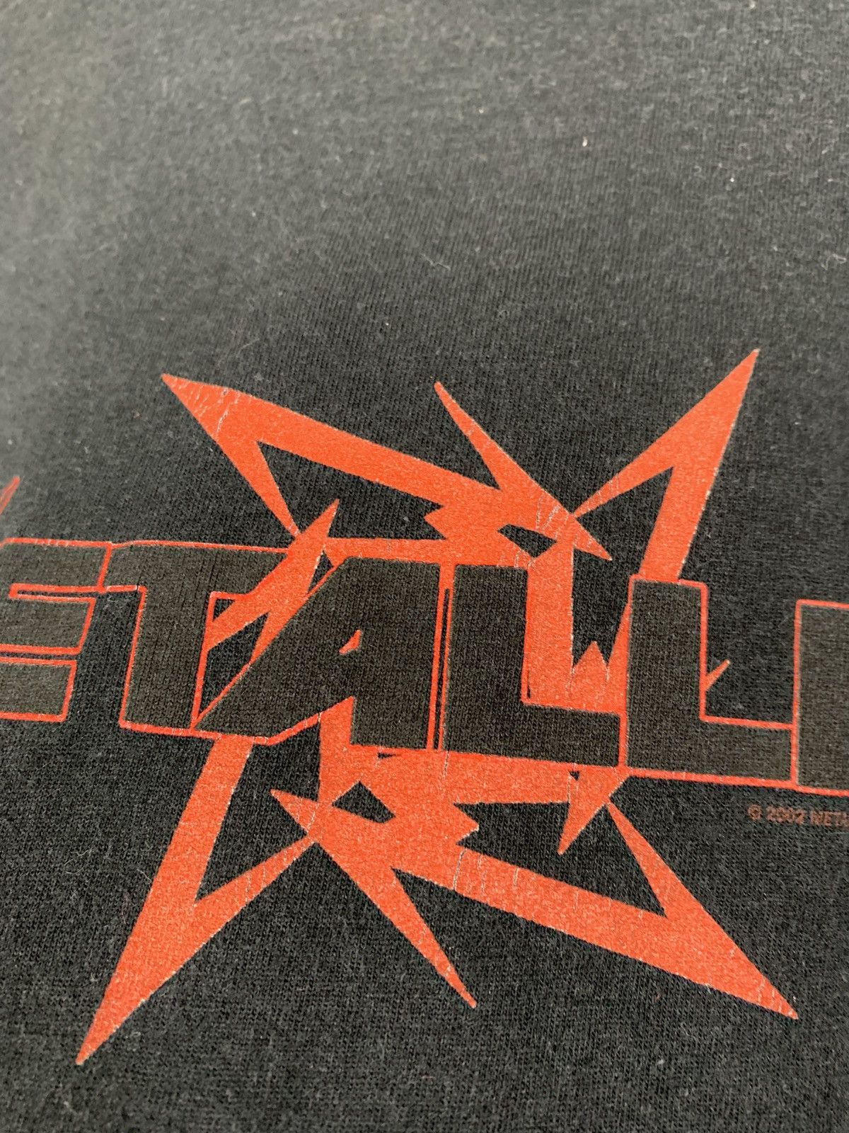 Band Tees Vintage 2002 Metallica Ninja Star Moshing T-Shirt Travis Size US M / EU 48-50 / 2 - 13 Thumbnail