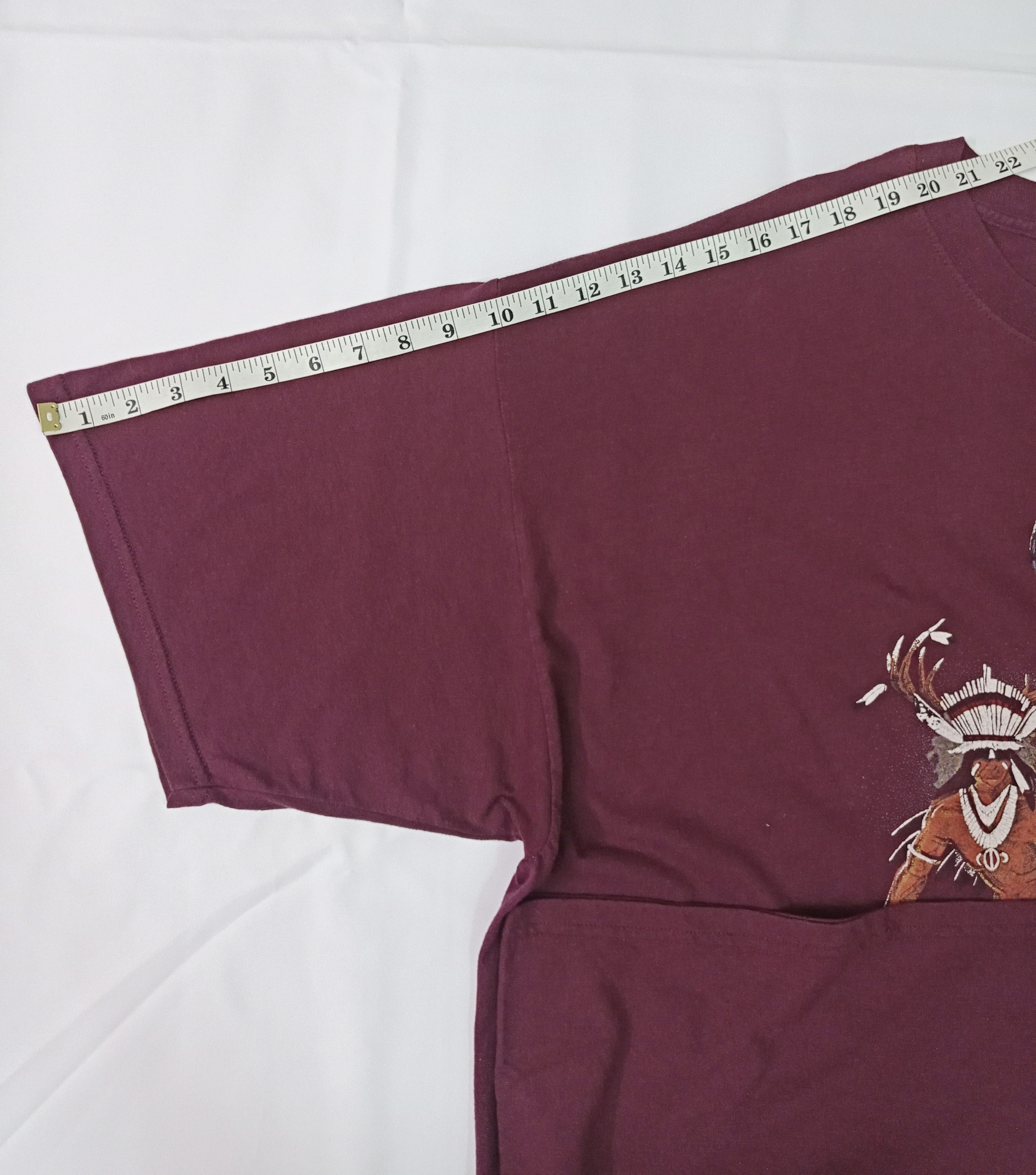 Vintage 3XL XXXL VINTAGE NATIVE AMERICAN TEE Size US XXL / EU 58 / 5 - 11 Thumbnail