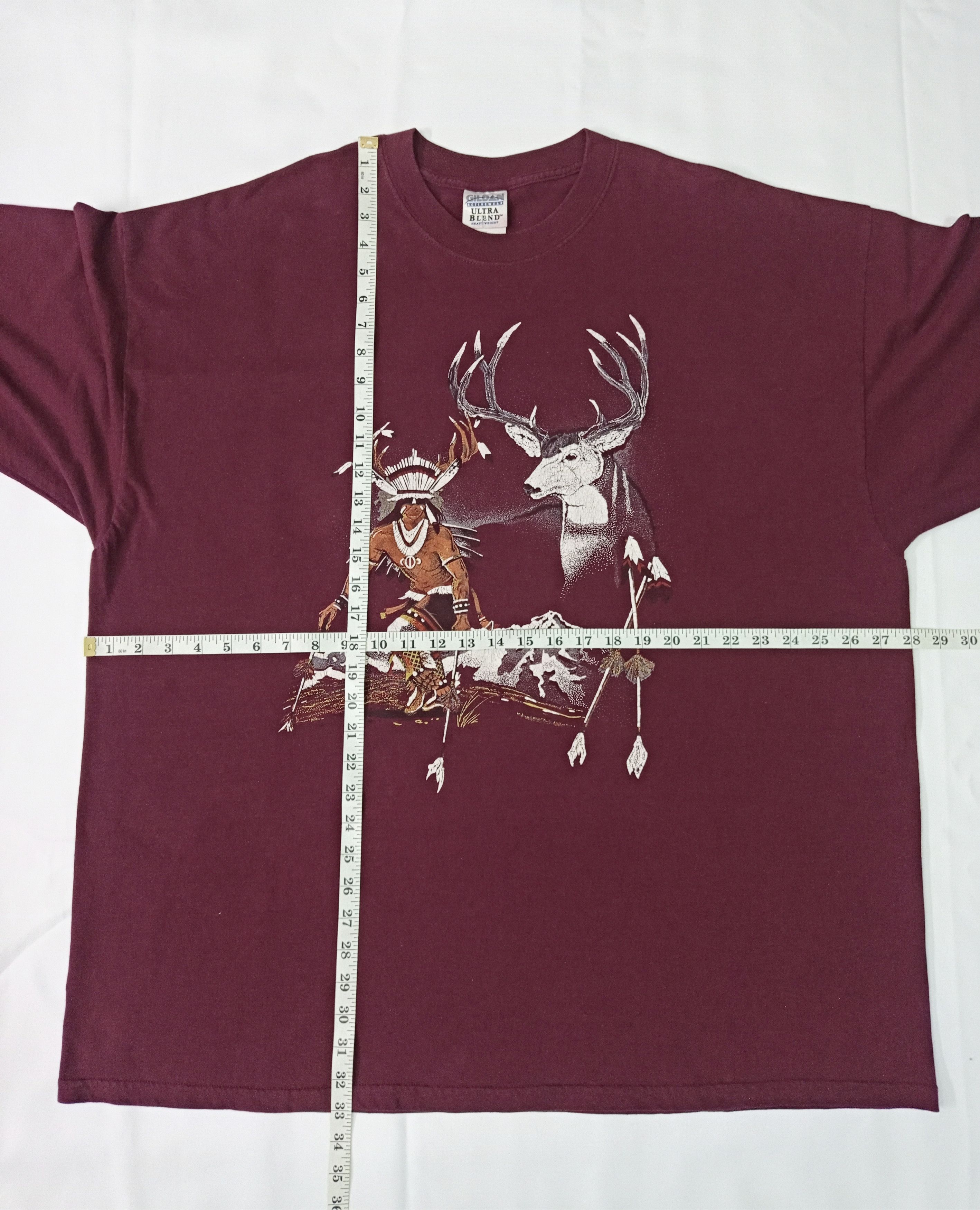 Vintage 3XL XXXL VINTAGE NATIVE AMERICAN TEE Size US XXL / EU 58 / 5 - 10 Thumbnail