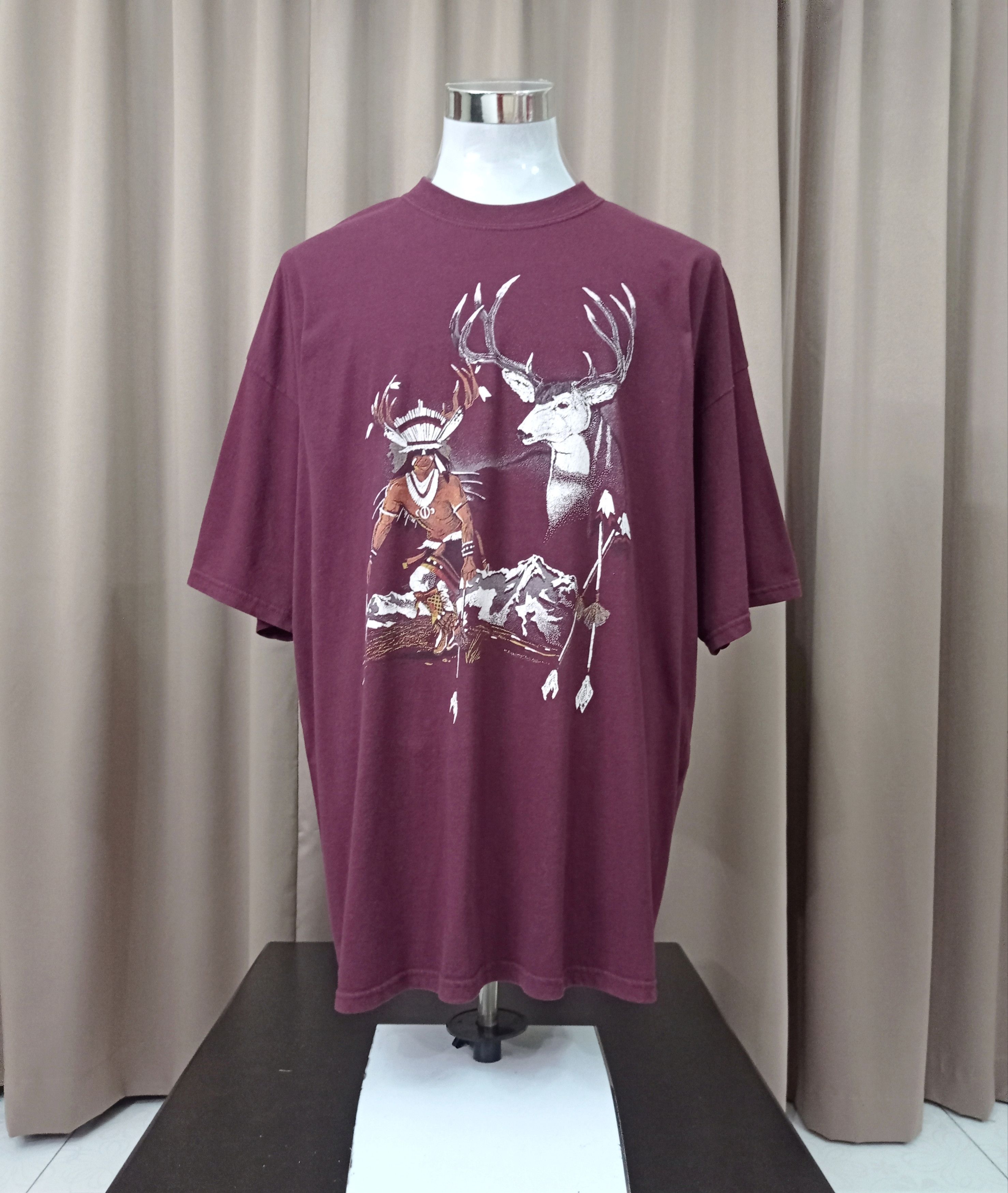 Vintage 3XL XXXL VINTAGE NATIVE AMERICAN TEE Size US XXL / EU 58 / 5 - 1 Thumbnail