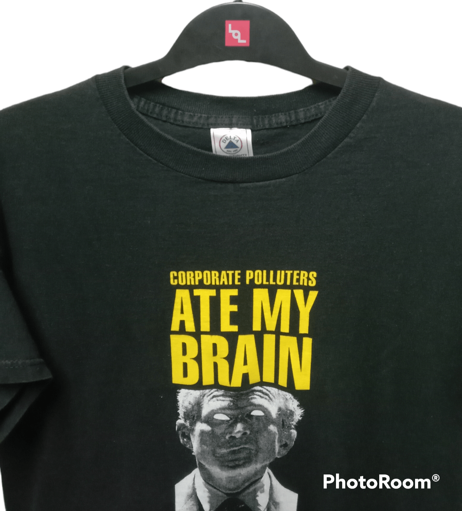 Vintage Vintage 90s George Bush "Ate My Brain" Protest Parody Size US M / EU 48-50 / 2 - 3 Thumbnail