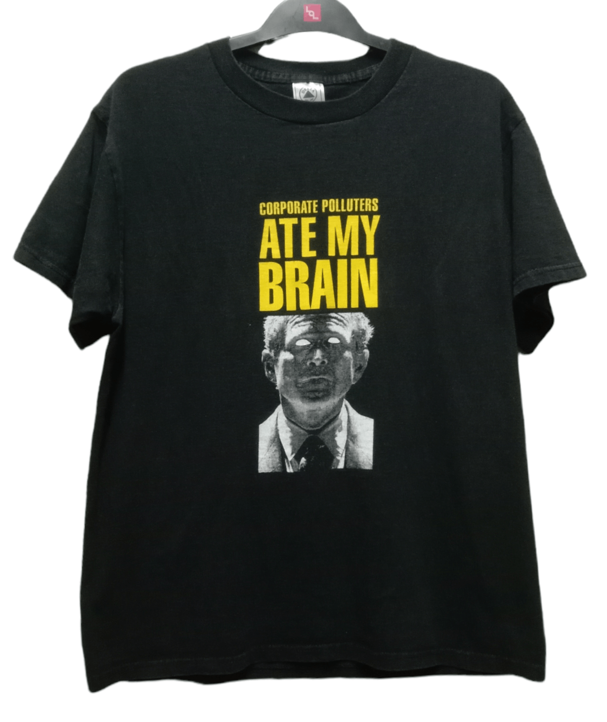 Vintage Vintage 90s George Bush "Ate My Brain" Protest Parody Size US M / EU 48-50 / 2 - 5 Thumbnail