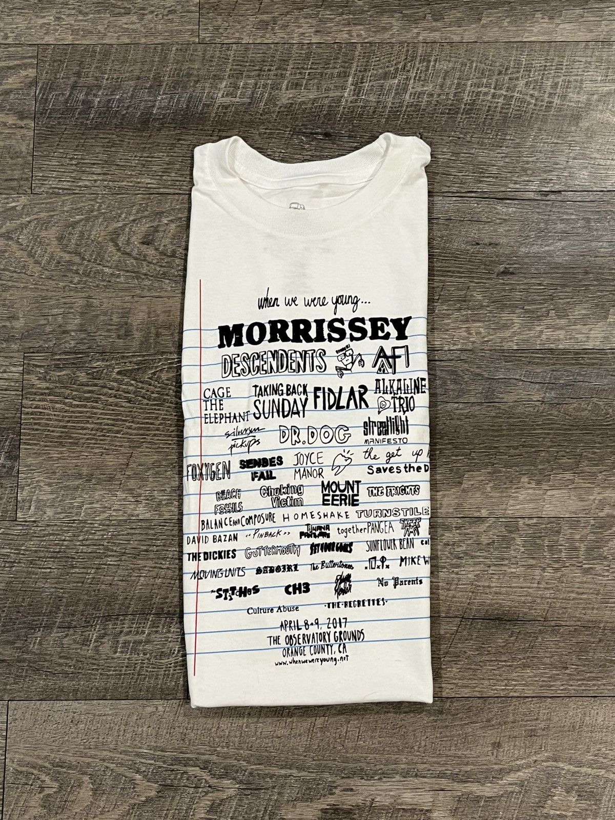 Band Tees When We Were Young White Tee Shirt Size Medium Size US M / EU 48-50 / 2 - 3 Thumbnail
