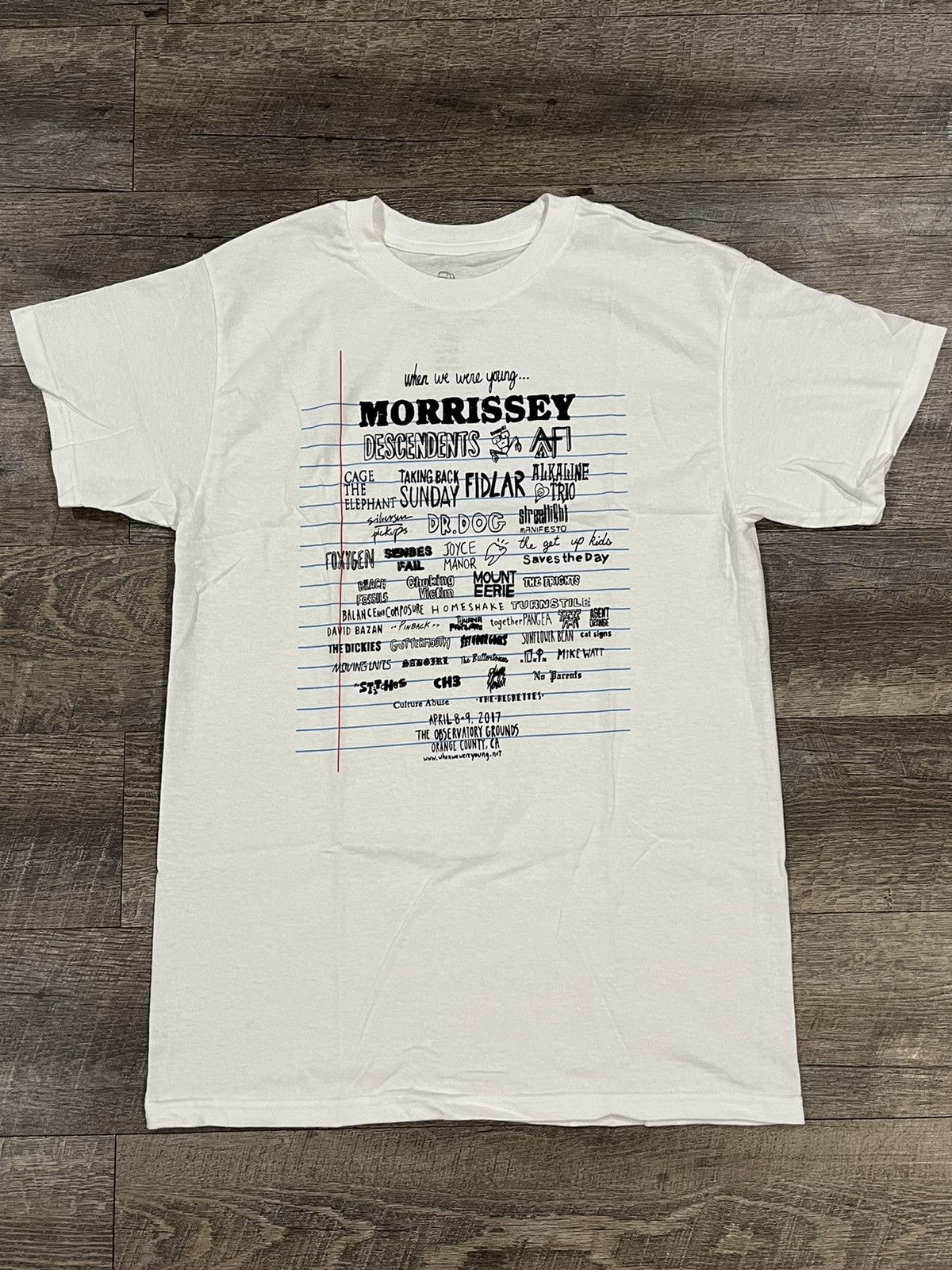 Band Tees When We Were Young White Tee Shirt Size Medium Size US M / EU 48-50 / 2 - 1 Thumbnail