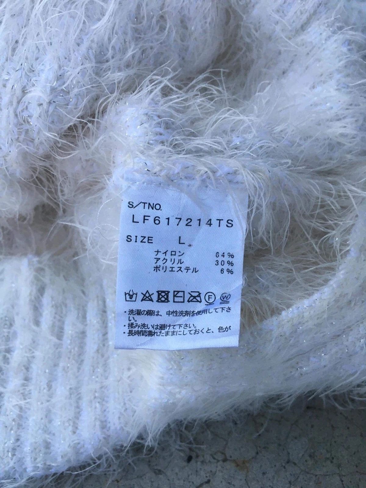 Aran Isles Knitwear × Vintage 📌 LOWRYS FARM Pullover Mohair/Fleece Knitt Pattern/Baggy Size US L / EU 52-54 / 3 - 9 Thumbnail