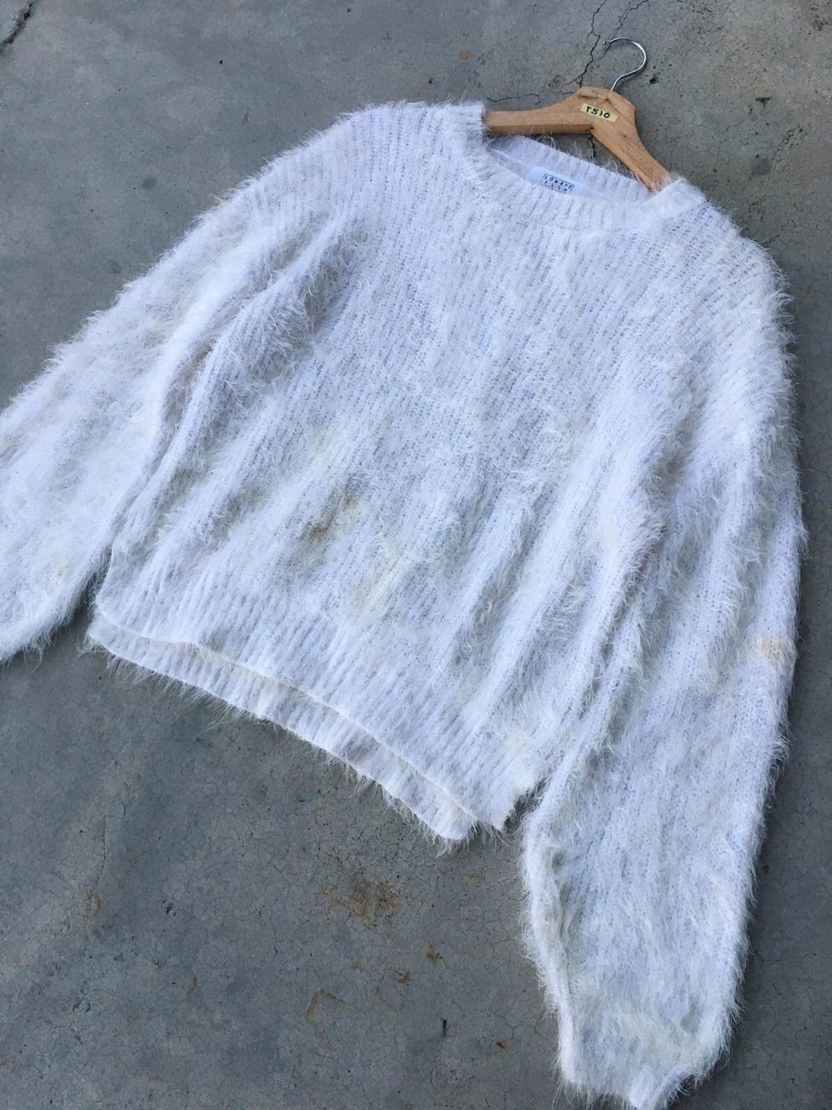 Aran Isles Knitwear × Vintage 📌 LOWRYS FARM Pullover Mohair/Fleece Knitt Pattern/Baggy Size US L / EU 52-54 / 3 - 3 Thumbnail