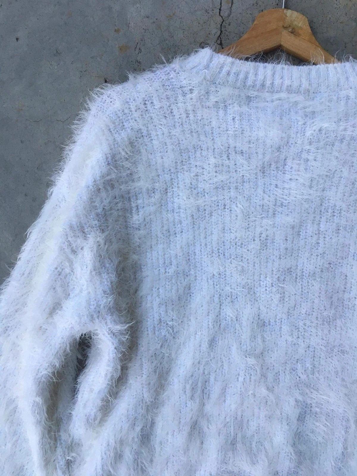 Aran Isles Knitwear × Vintage 📌 LOWRYS FARM Pullover Mohair/Fleece Knitt Pattern/Baggy Size US L / EU 52-54 / 3 - 11 Thumbnail