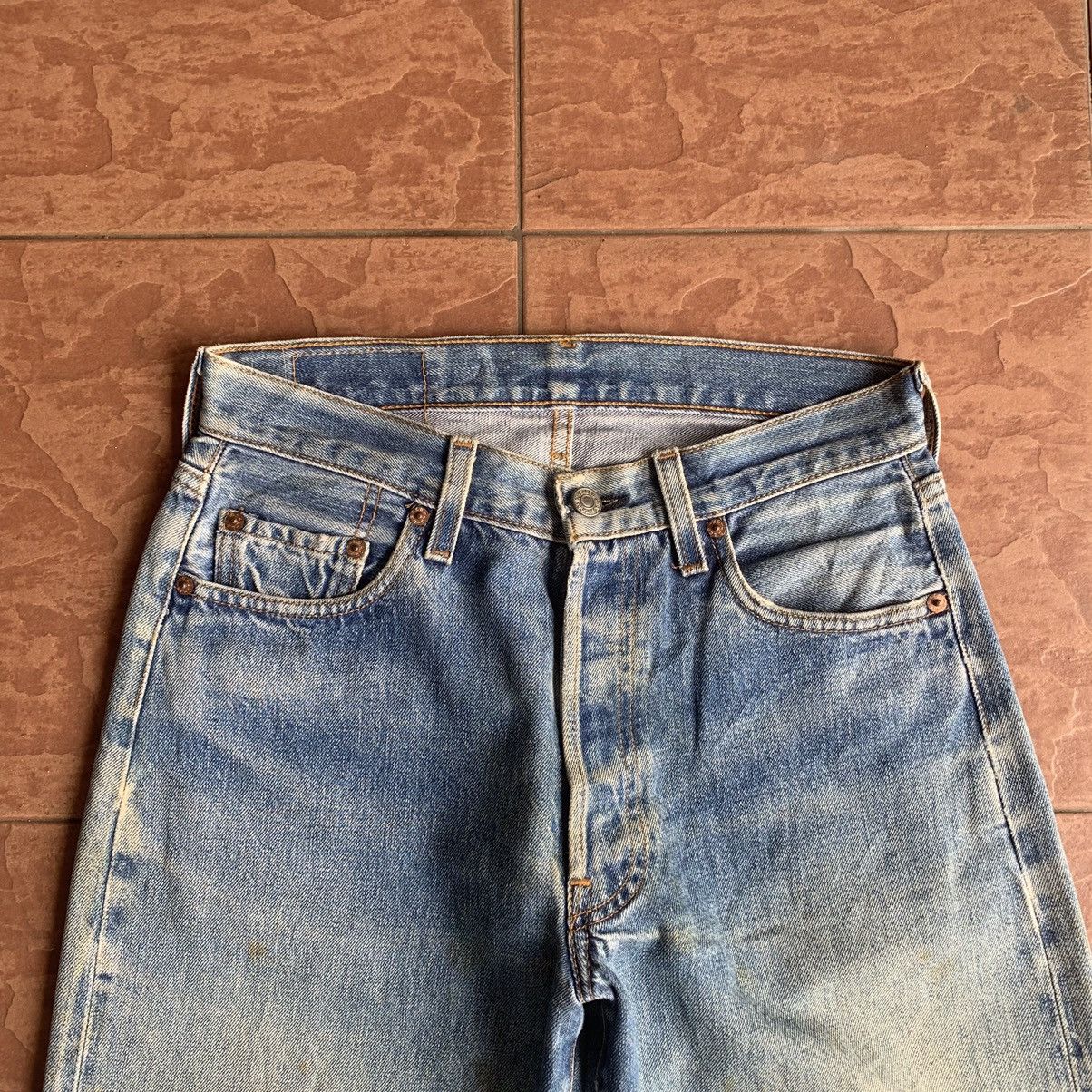 Levi's × Vintage RUSTY DIRTY LEVI’S 501 DISTRESSED DENIM REDLINE SELVEDGE Size US 28 / EU 44 - 2 Thumbnail