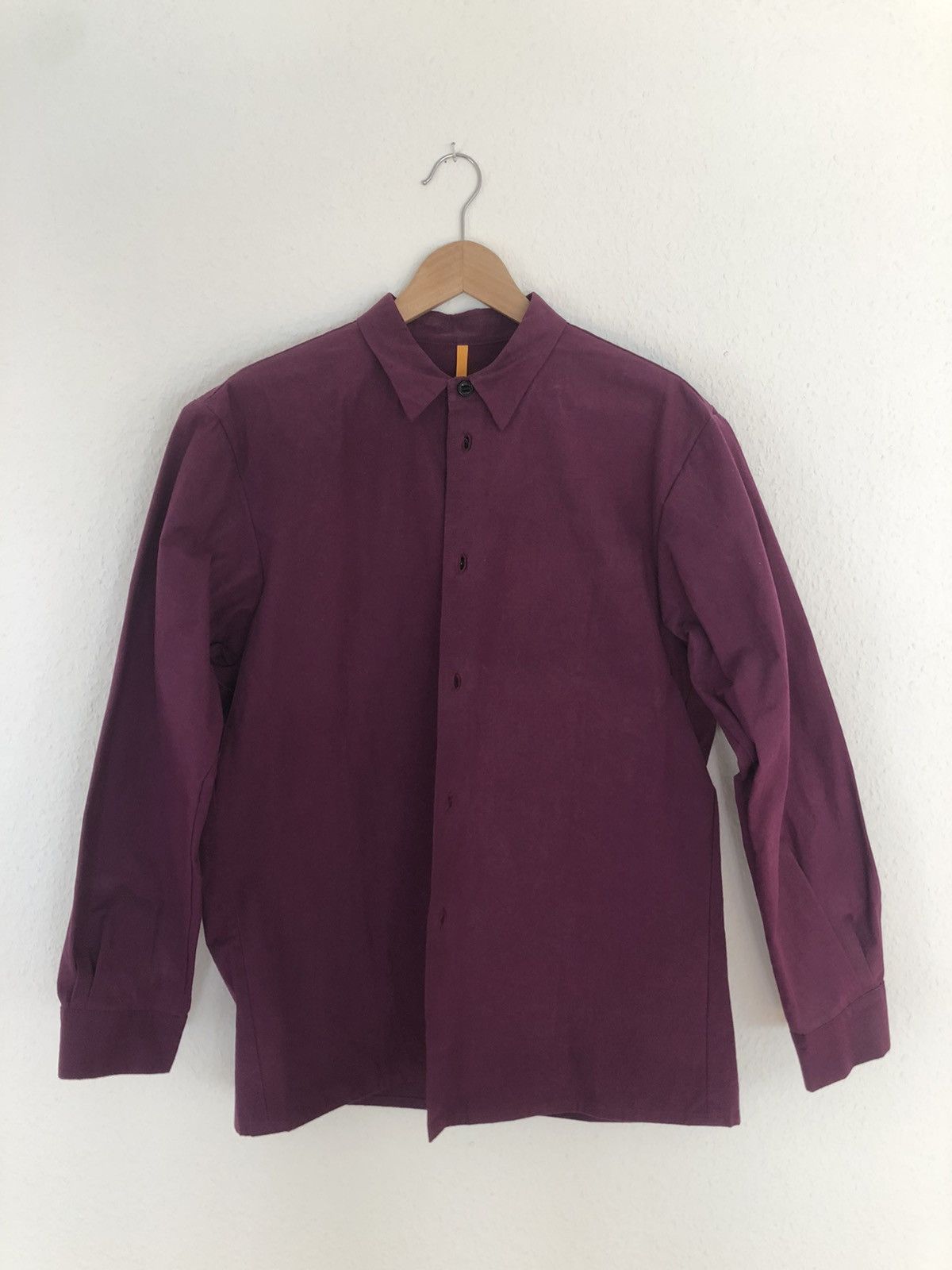 image of Man Tle Man-Tle R9 Shirt 1 Purple Coral M Waxed Cotton, Men's (Size Medium)