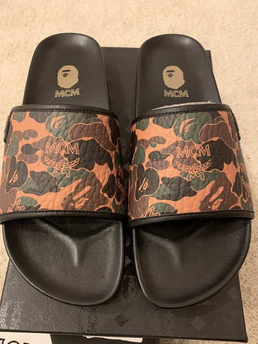 Bape Camo Slides Grailed