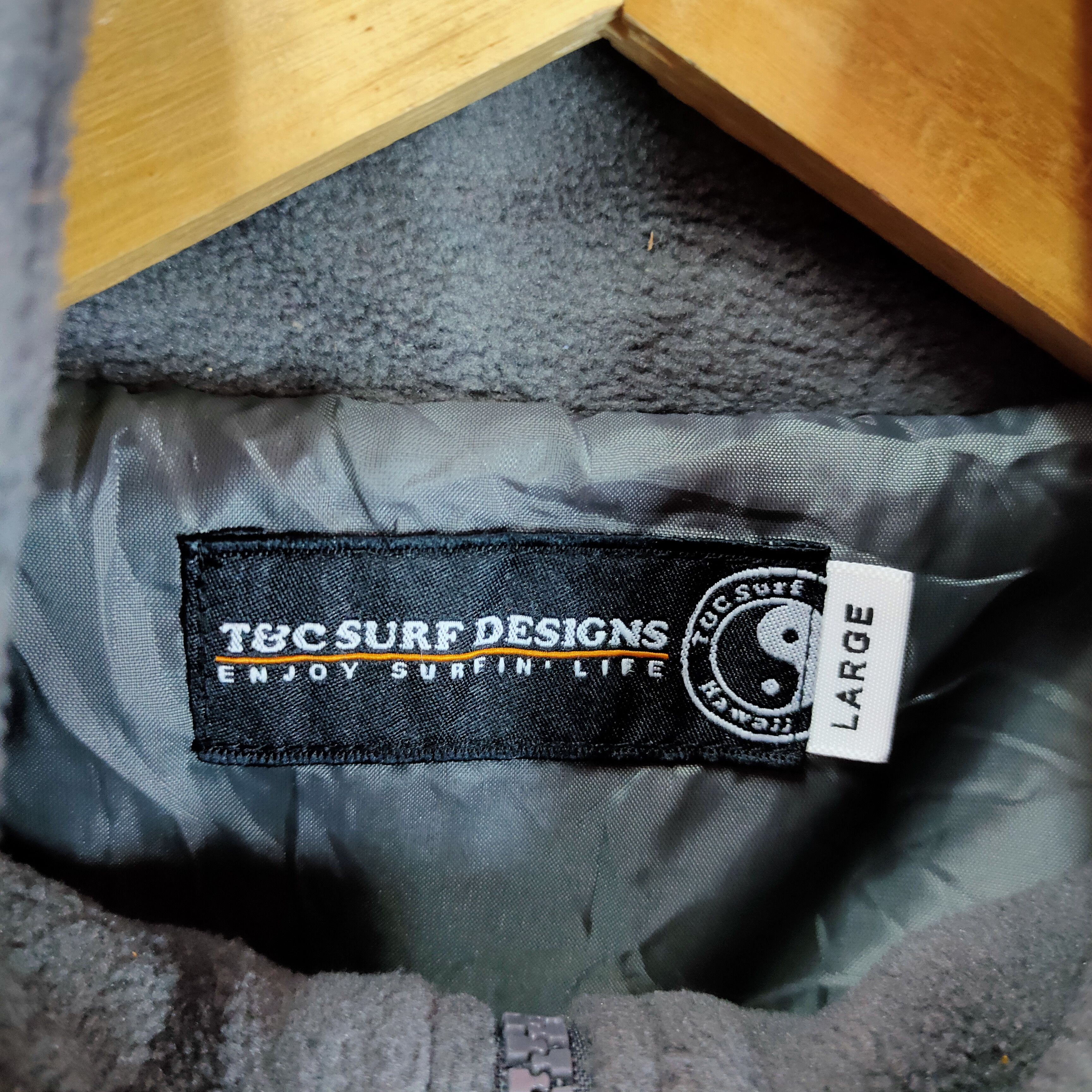 Other T&C SURF EMBROIDERY Side Tape Full Zipper Fleece Size US L / EU 52-54 / 3 - 5 Thumbnail
