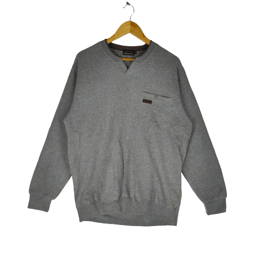 Kansai Yamamoto KANSAI YAMAMOTO Single Pocket V Neck L Size Sweatshirt Size US L / EU 52-54 / 3 - 1 Thumbnail