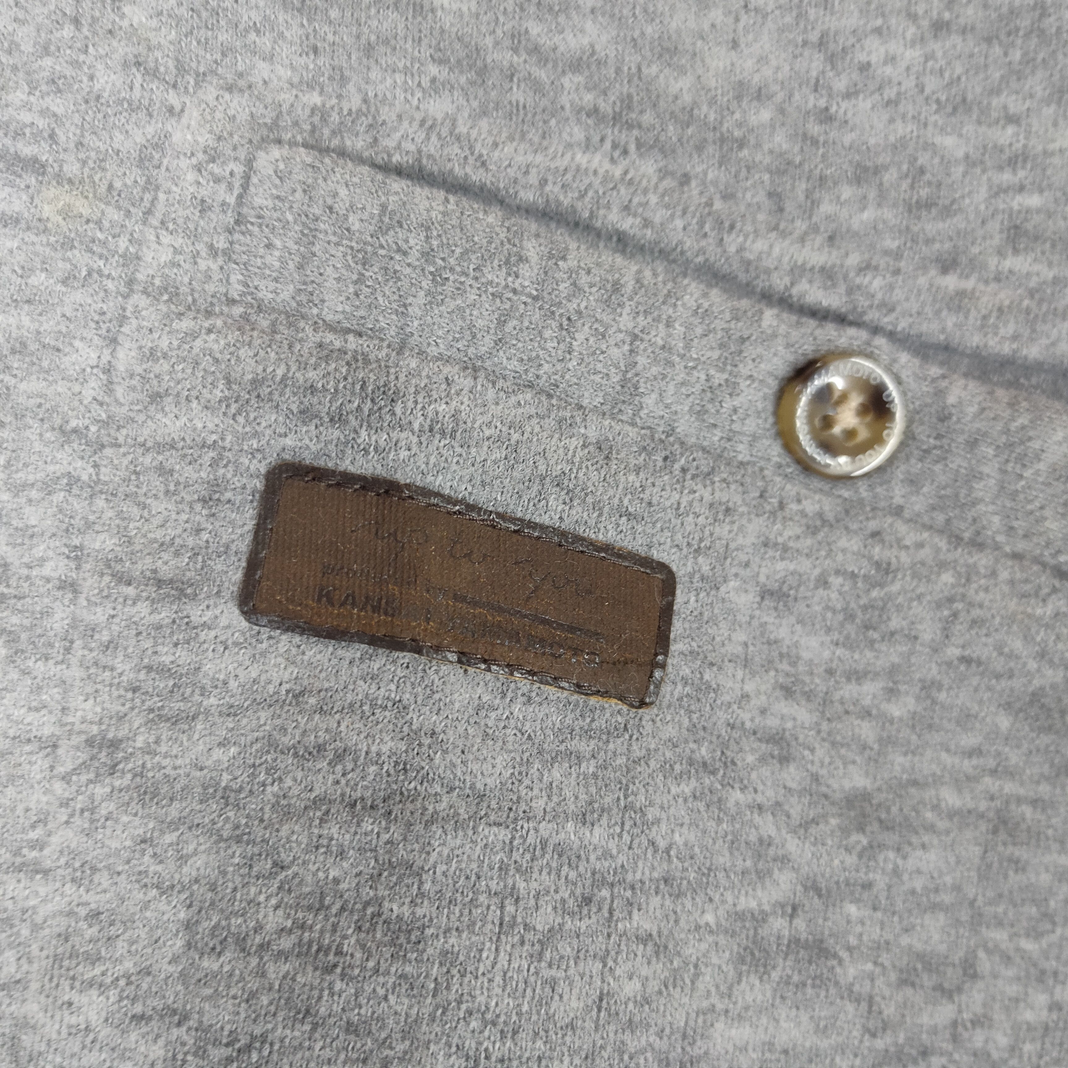 Kansai Yamamoto KANSAI YAMAMOTO Single Pocket V Neck L Size Sweatshirt Size US L / EU 52-54 / 3 - 2 Thumbnail