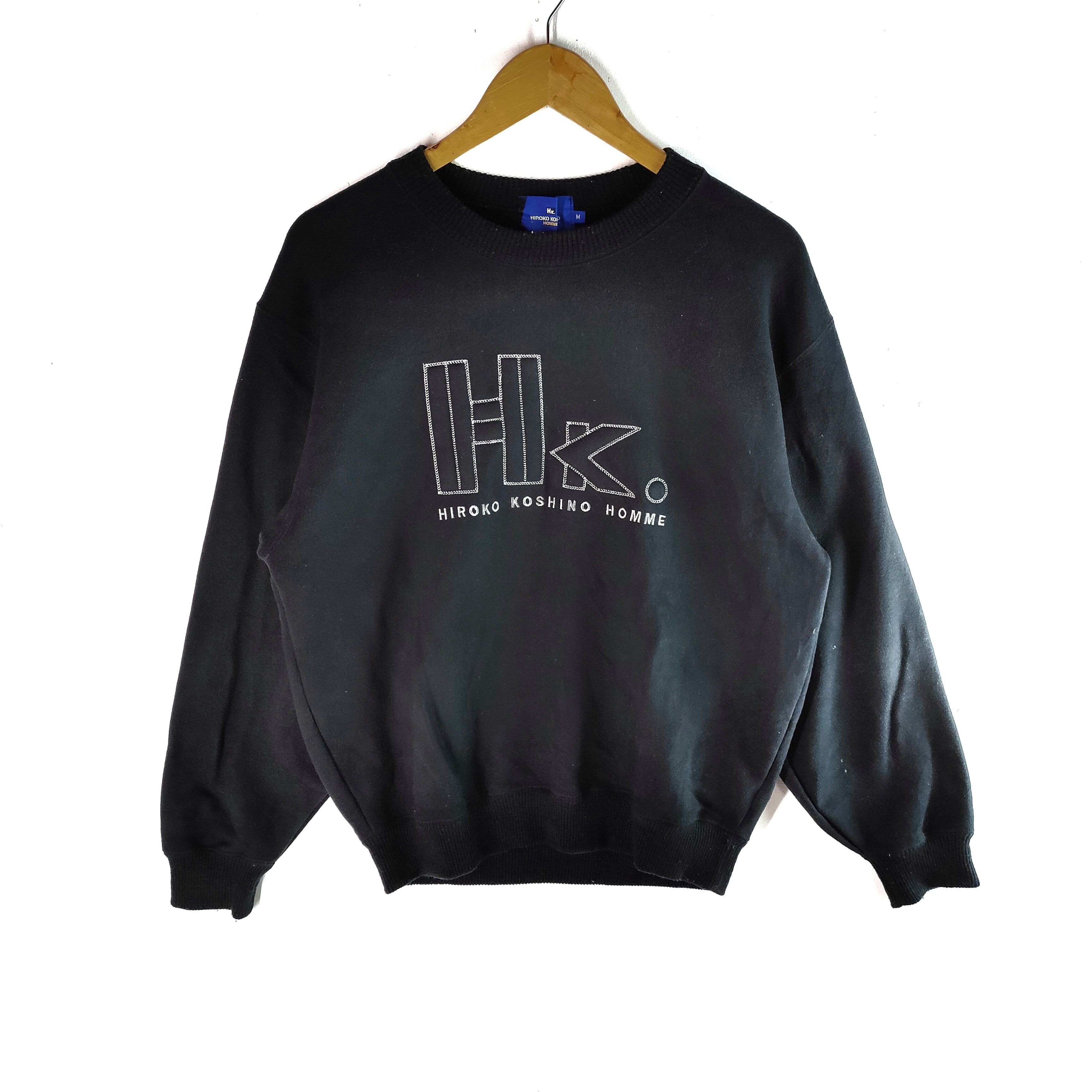 Hiroko Koshino Homme HIROKO KOSHINO HOMME Big Logo Medium Size Sweatshirt Size US M / EU 48-50 / 2 - 1 Thumbnail