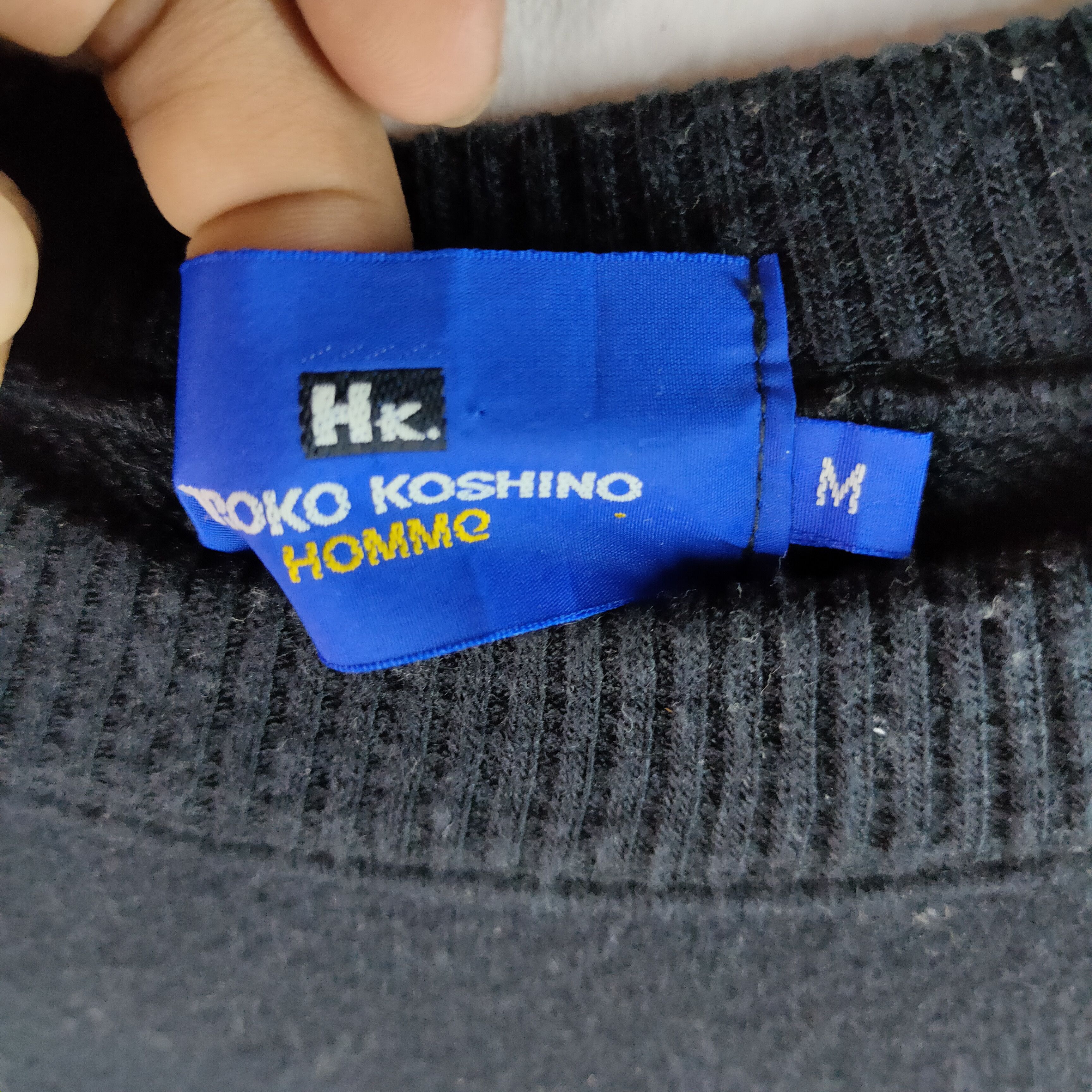 Hiroko Koshino Homme HIROKO KOSHINO HOMME Big Logo Medium Size Sweatshirt Size US M / EU 48-50 / 2 - 3 Thumbnail
