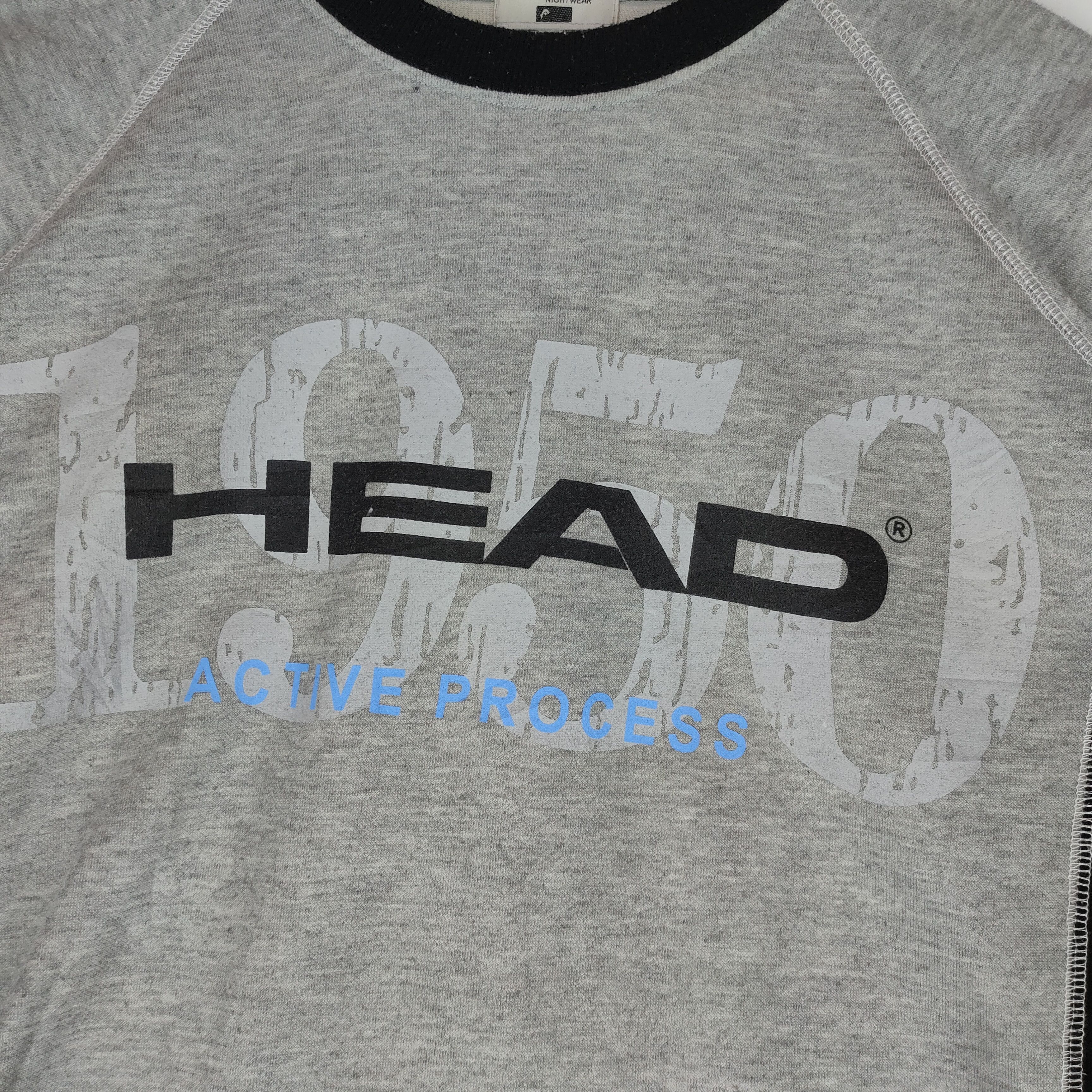 Japanese Brand Vintage HEAD NIGHTWEAR SPELLOUT Logo Sweatshirt Size US M / EU 48-50 / 2 - 3 Thumbnail
