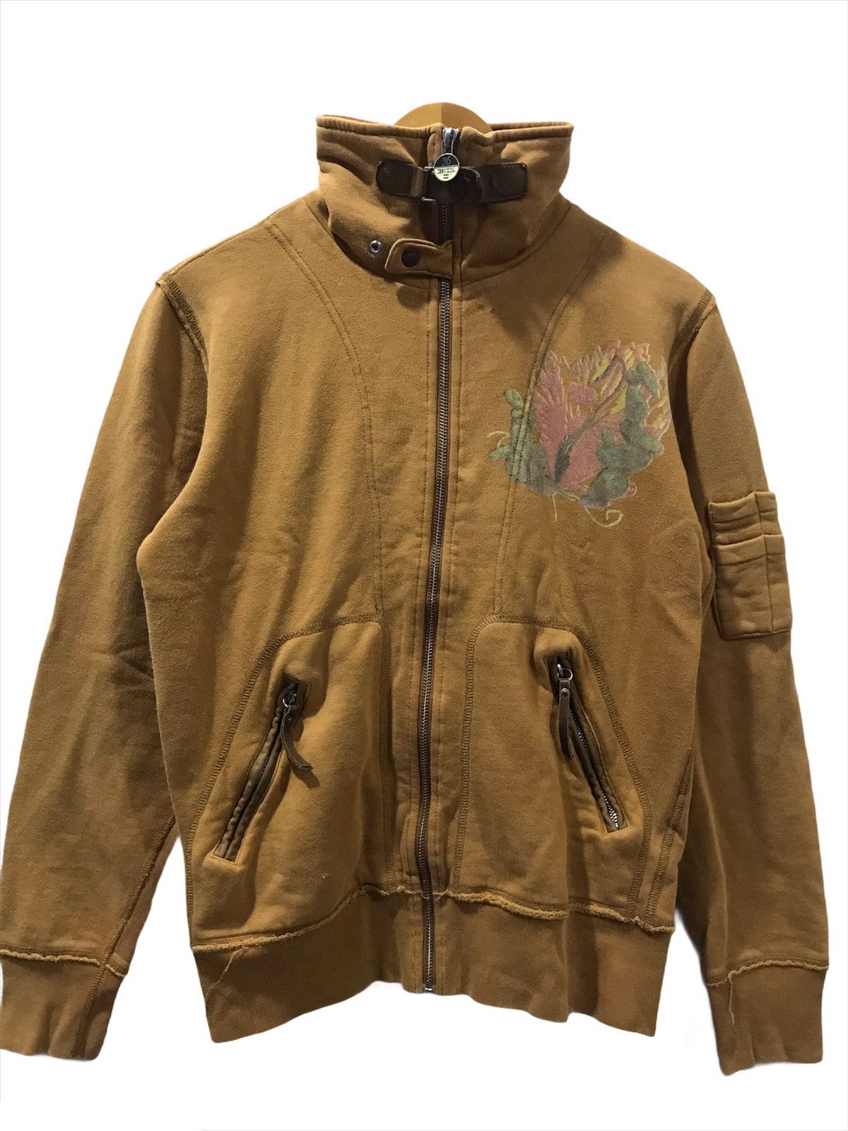 Diesel 🔥Vintage Diesel Jacket Nice Printed Zipper Jacket Size US S / EU 44-46 / 1 - 5 Thumbnail