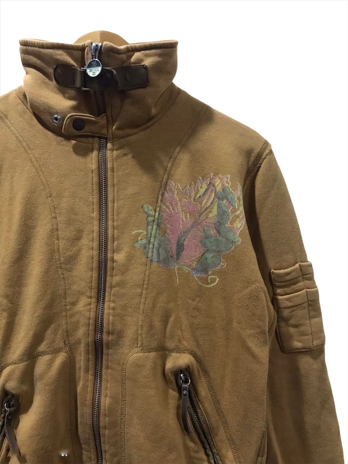 Diesel 🔥Vintage Diesel Jacket Nice Printed Zipper Jacket Size US S / EU 44-46 / 1 - 6 Thumbnail