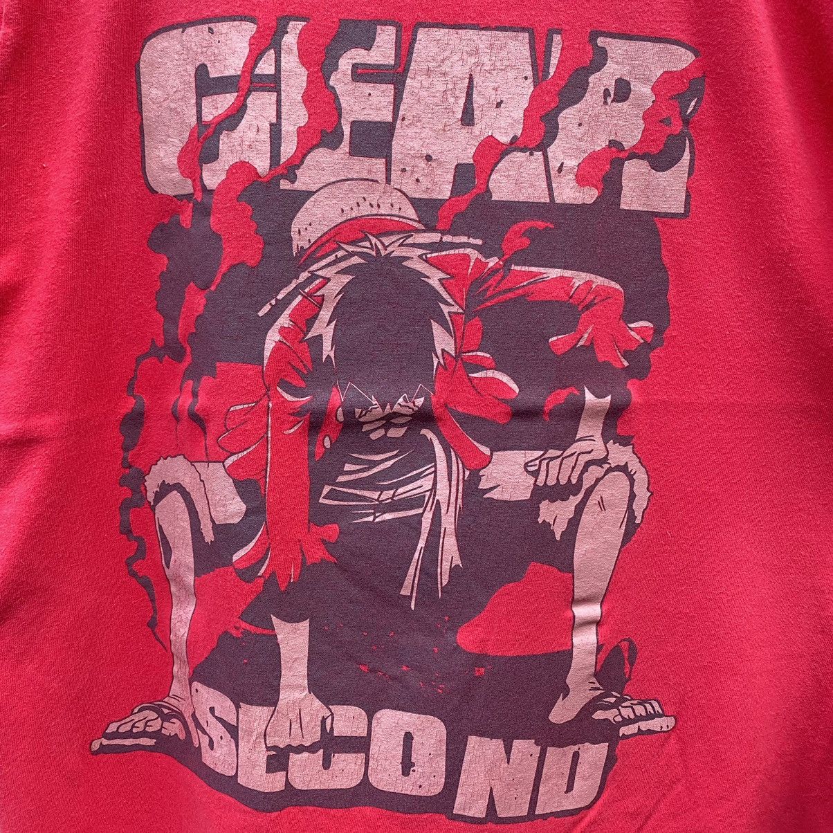 VINTAGE ONE PIECE LUFFY GEAR SECOND ANIME MANGA T SHIRT
