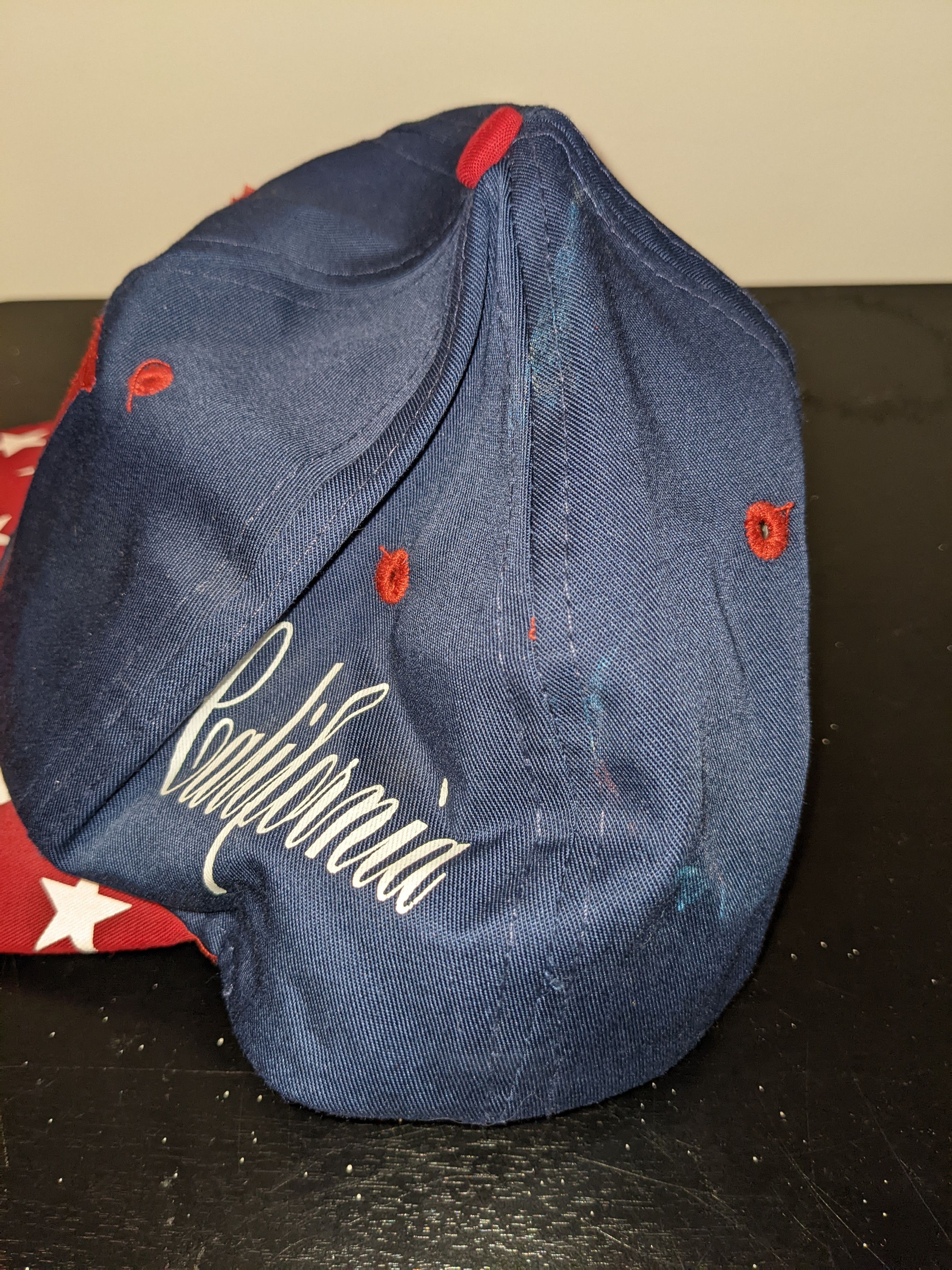 Disney Vintage Mickey Mouse M Embroidery Disney Snapback Hat Size ONE SIZE - 2 Thumbnail