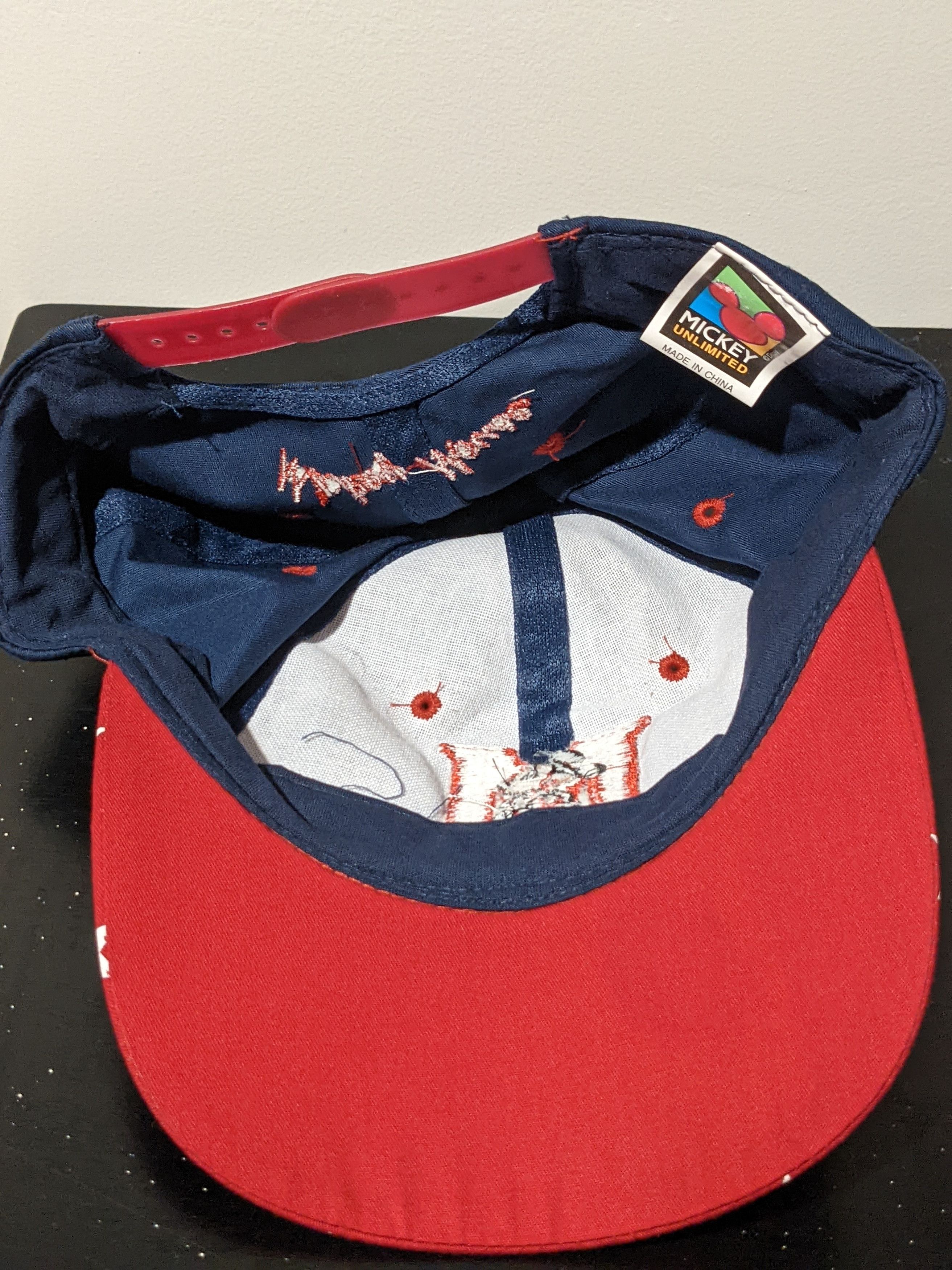 Disney Vintage Mickey Mouse M Embroidery Disney Snapback Hat Size ONE SIZE - 5 Thumbnail