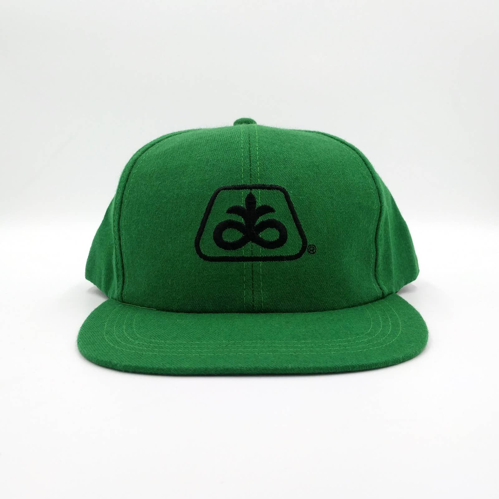 Vintage Pioneer Seed Snapback Trucker Hat Agriculture Farm