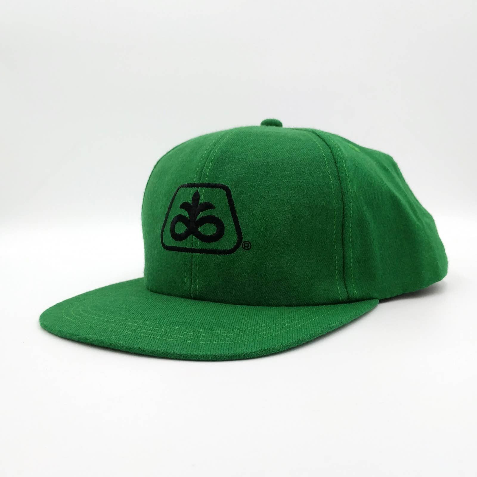 Vintage Pioneer Seed Snapback Trucker Hat Agriculture Farm