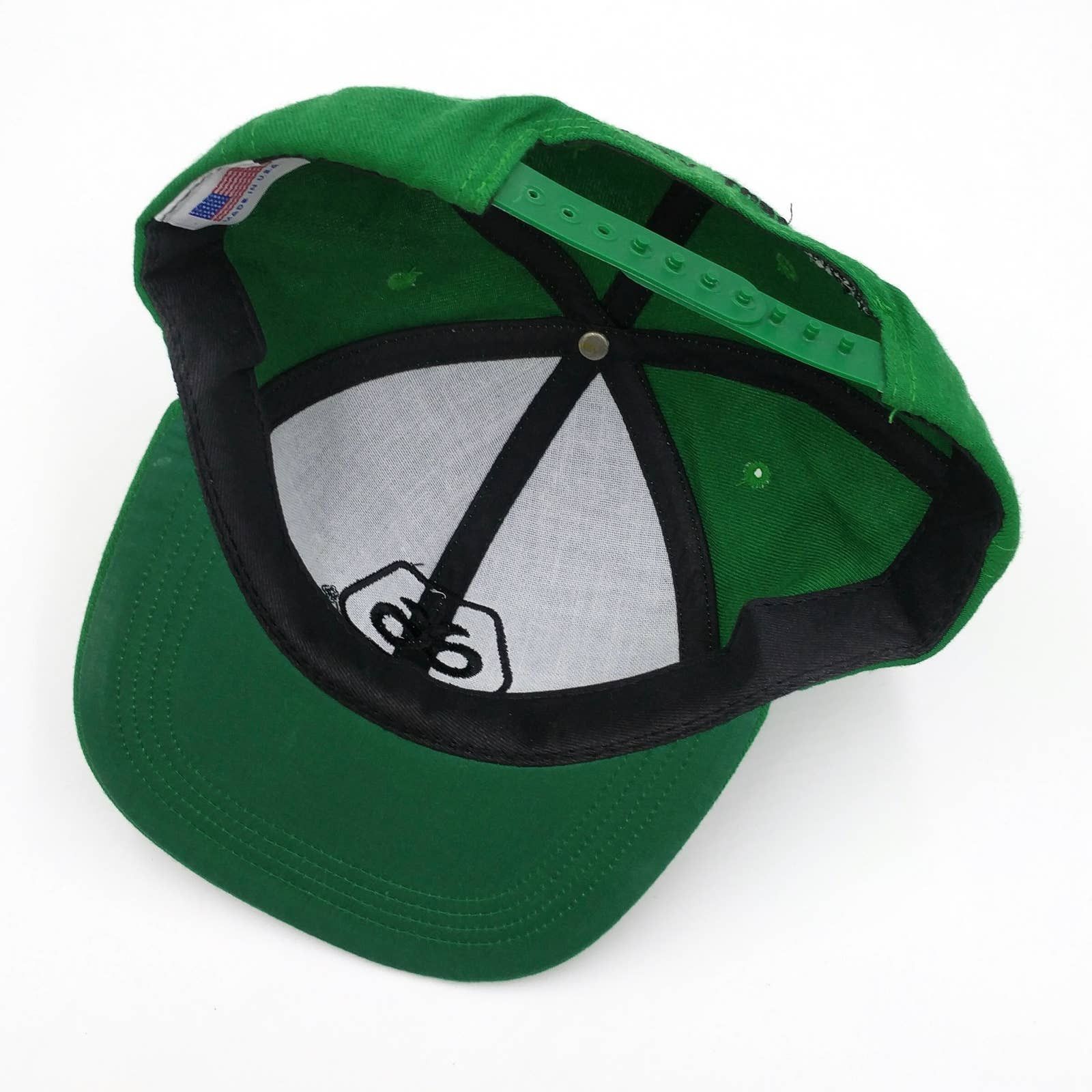 Vintage Pioneer Seed Snapback Trucker Hat Agriculture Farm