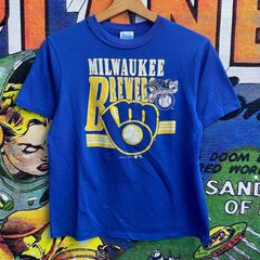 Vtg 1990's Robin Yount Milwaukee Brewers Caricature T-shirt Size Large  **NEW**
