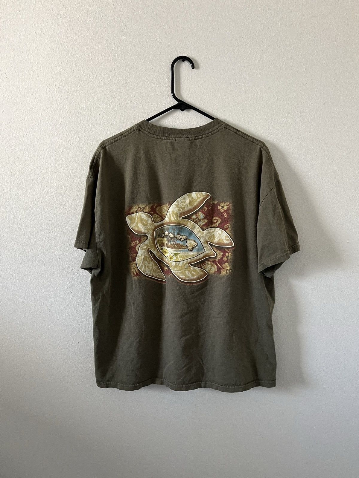 Vintage Vintage Turtle Shirt Size US XL / EU 56 / 4 - 2 Thumbnail